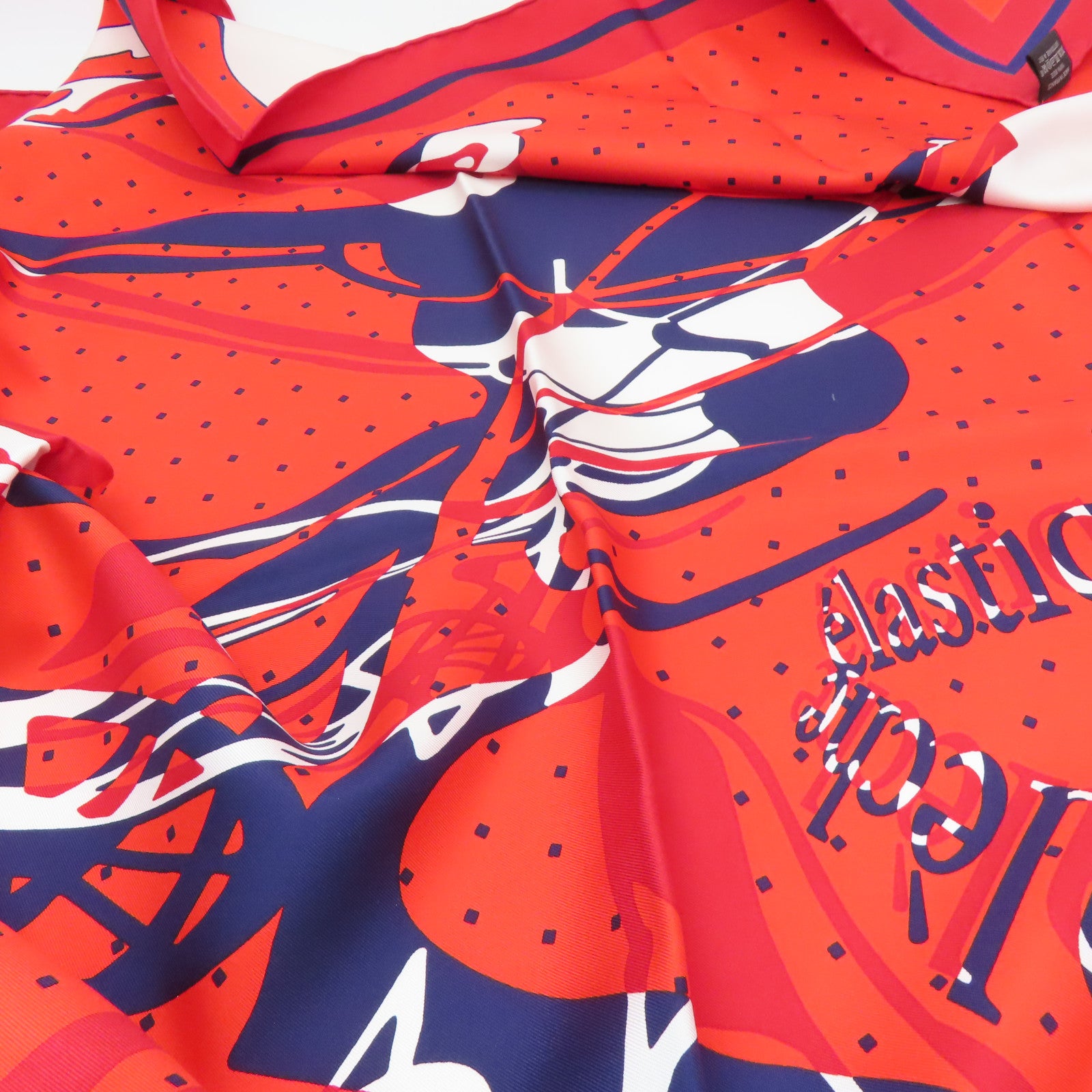 HERMES 【激減優惠】絲質Scarf 90絲巾紅色