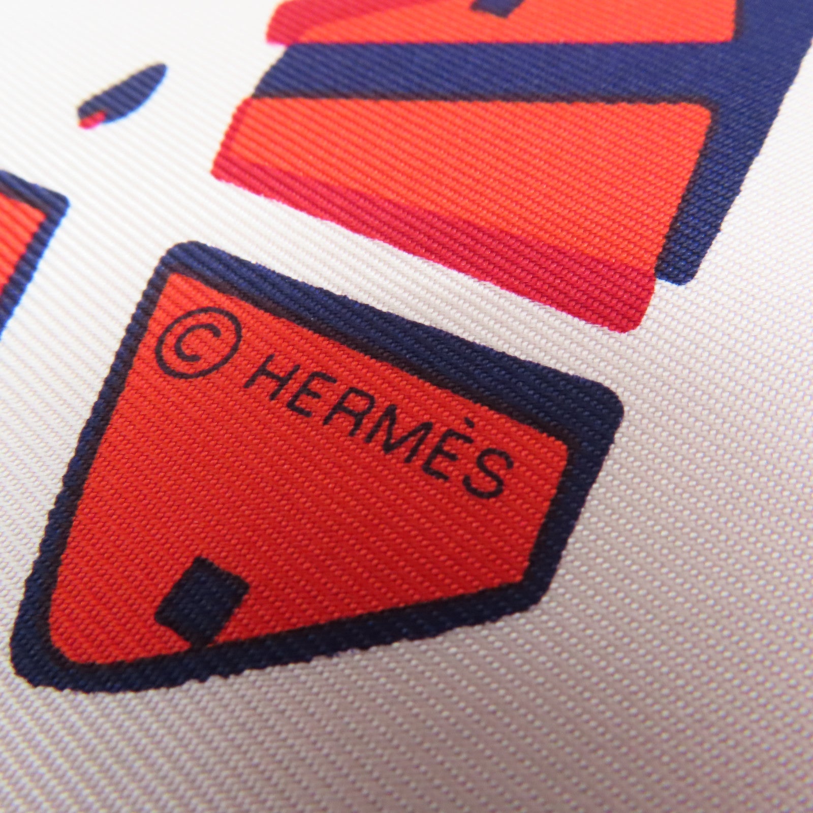 HERMES 【激減優惠】絲質Scarf 90絲巾紅色