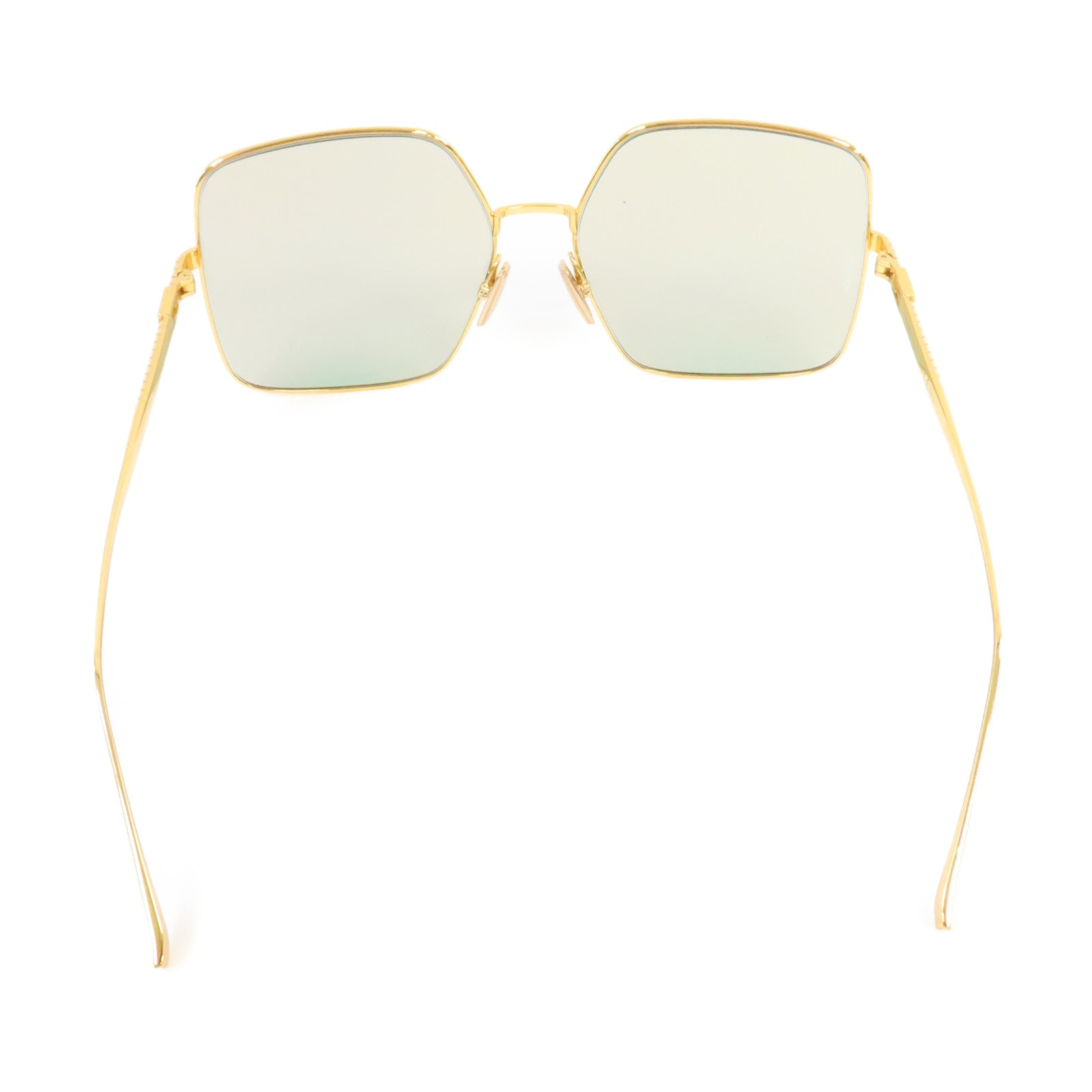 FENDI PVC/金屬Sunglasses太陽眼鏡藍色/金色