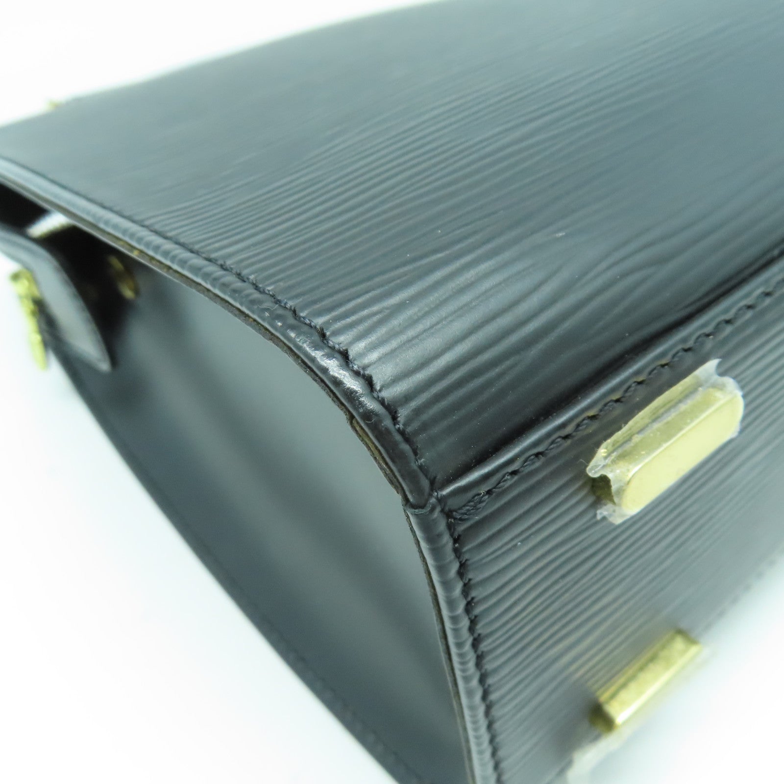 LOUIS VUITTON Epi Hand Bag金扣手挽袋黑色