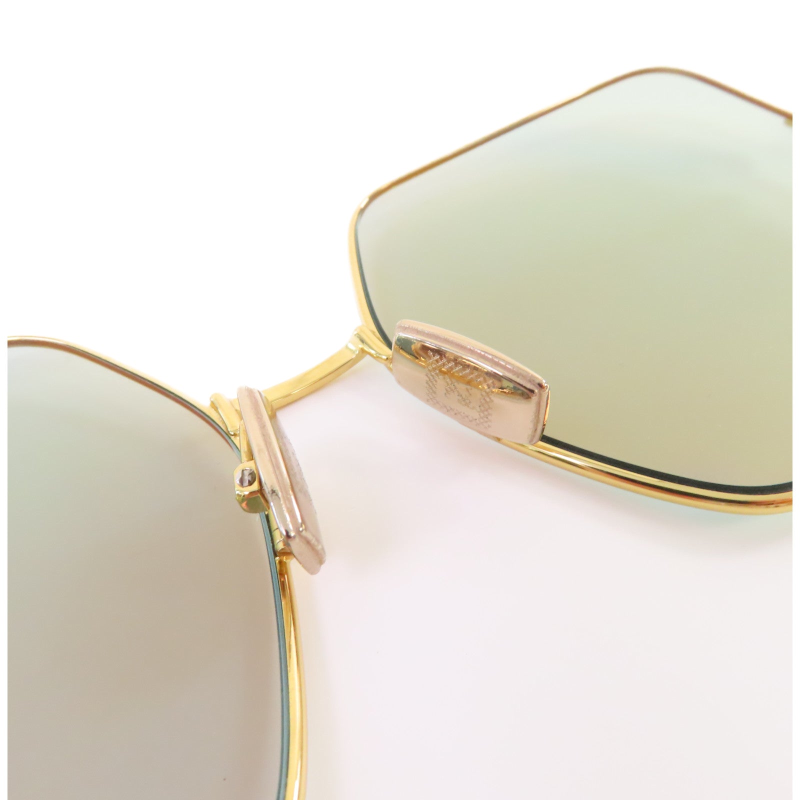 FENDI PVC/金屬Sunglasses太陽眼鏡藍色/金色