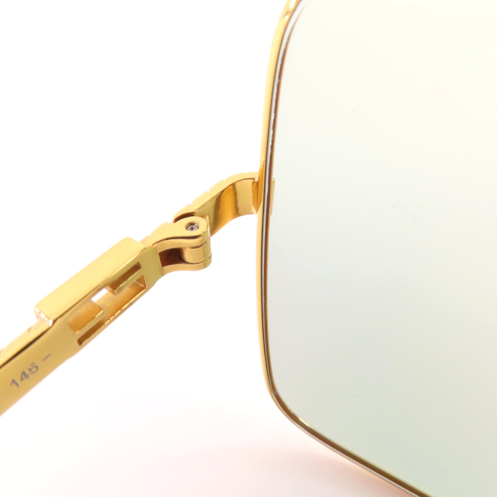 FENDI PVC/金屬Sunglasses太陽眼鏡藍色/金色