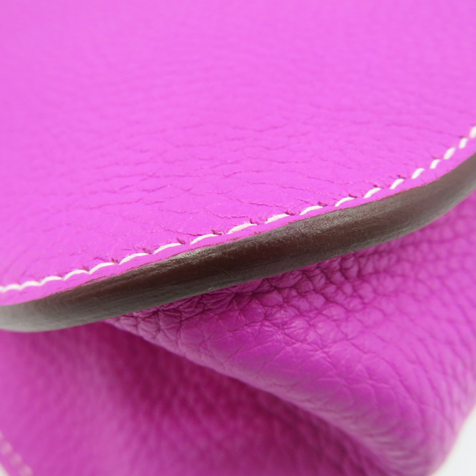 HERMES Clemence皮革Halzan 31 2way Shoulder Bag手挽肩背两用袋9I紫色