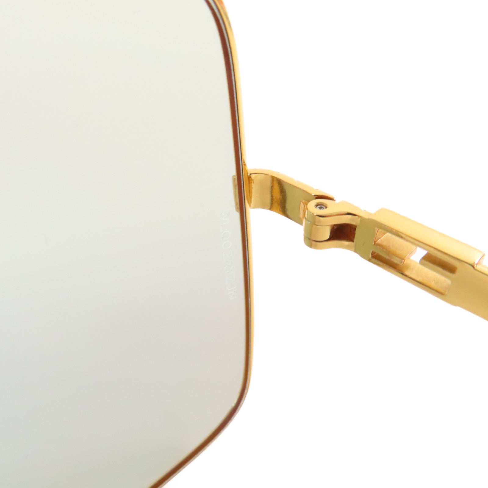 FENDI PVC/金屬Sunglasses太陽眼鏡藍色/金色
