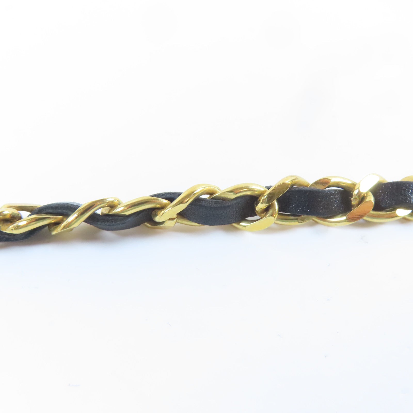 CHANEL 金屬Chain Belt腰帶金色/黑色