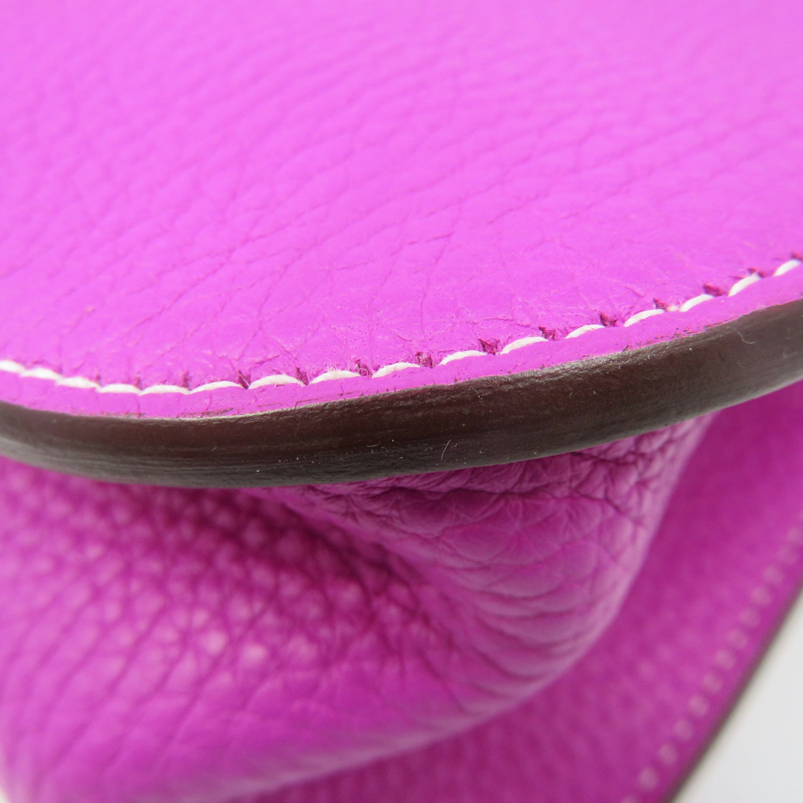 HERMES Clemence皮革Halzan 31 2way Shoulder Bag手挽肩背两用袋9I紫色