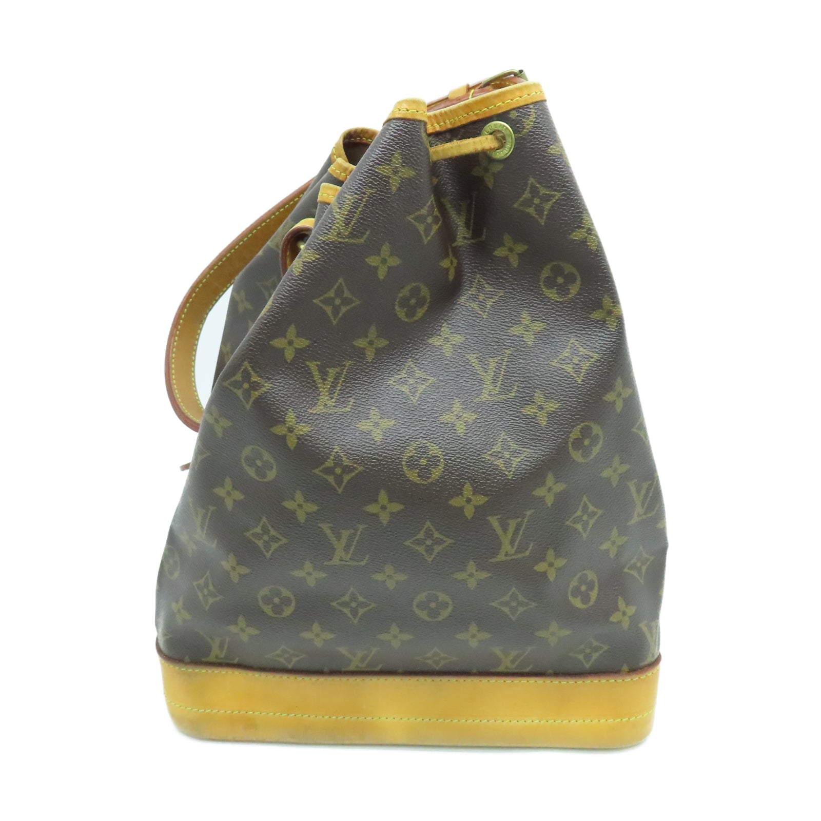 LOUIS VUITTON Monogram Noe金扣肩背袋棕色