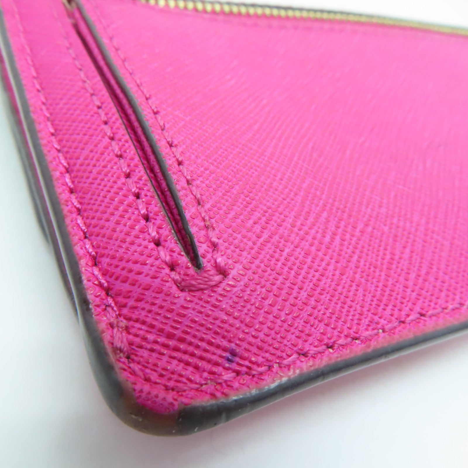 Michael Kors Cowhide Leather Long Walletc Gold Buckle Long Wallet Pink