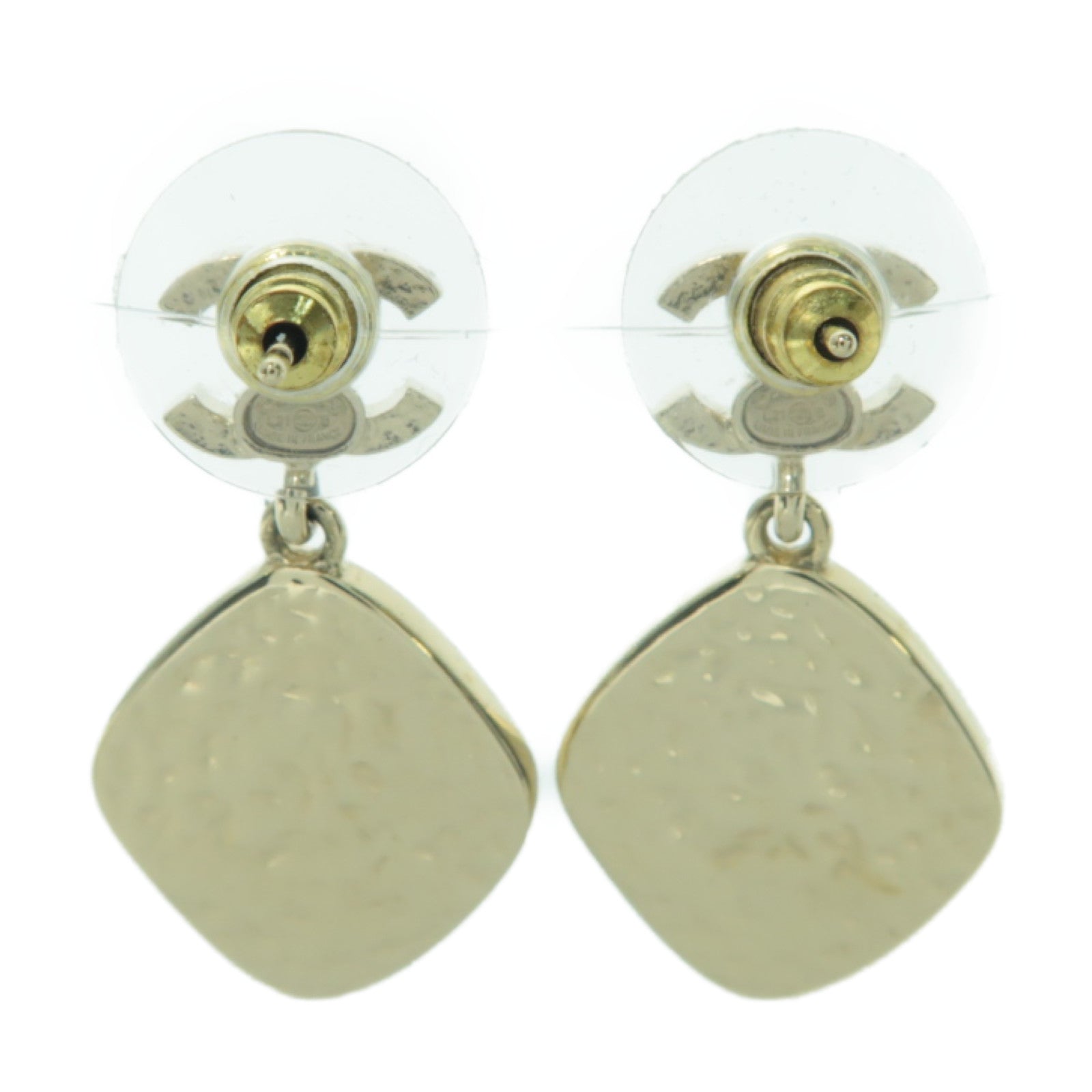 CHANEL 金屬Earrings耳環金色/透明