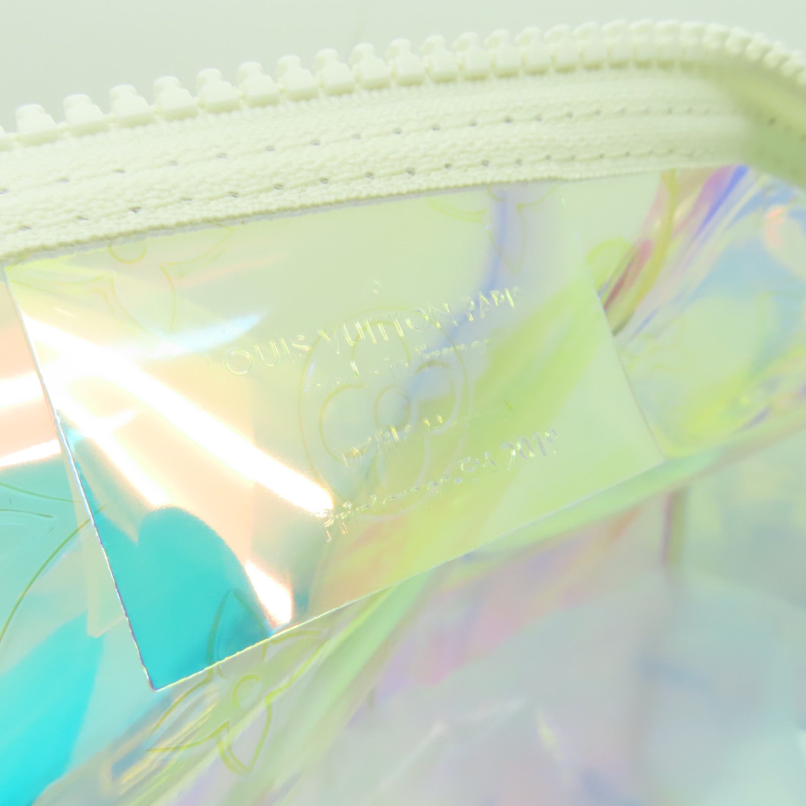 LOUIS VUITTON 【激減優惠】Monogram Prism Keepall 50 Bandouliere金扣波士頓包虹彩色
