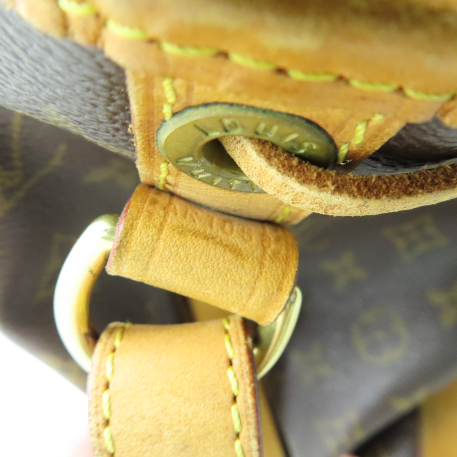 LOUIS VUITTON Monogram Noe金扣肩背袋棕色
