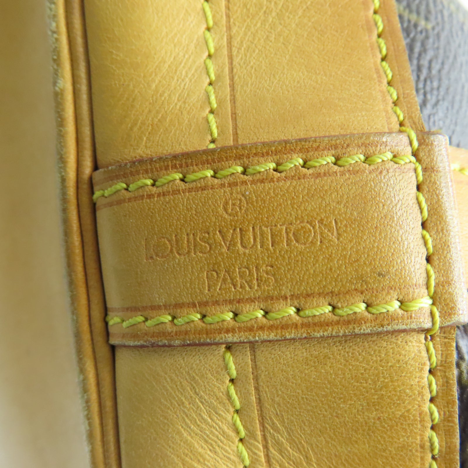 LOUIS VUITTON Monogram Noe金扣肩背袋棕色