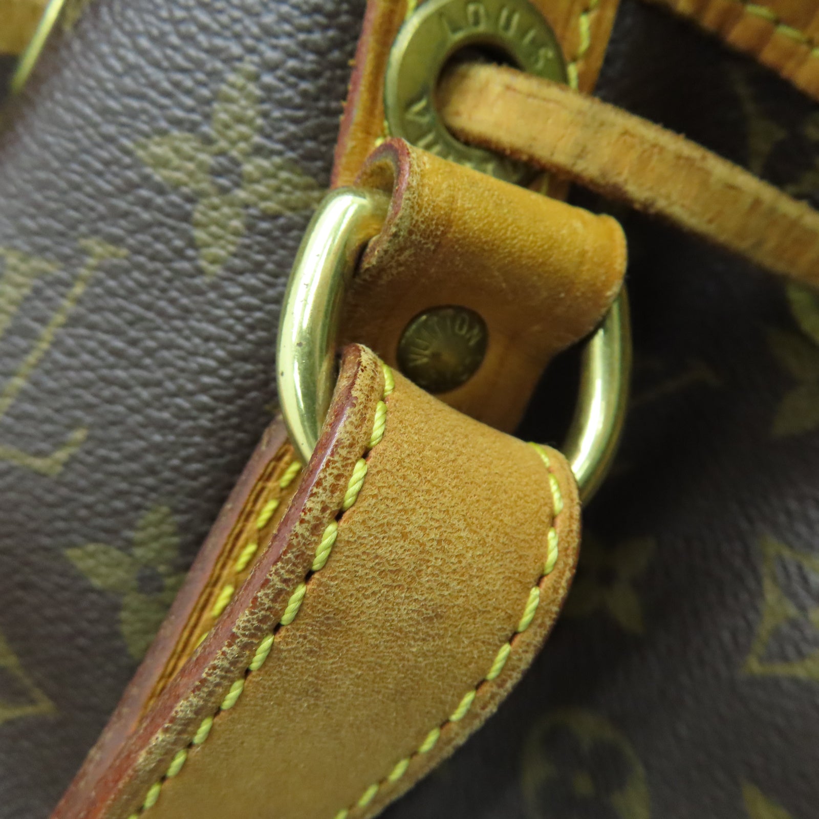 LOUIS VUITTON Monogram Noe金扣肩背袋棕色