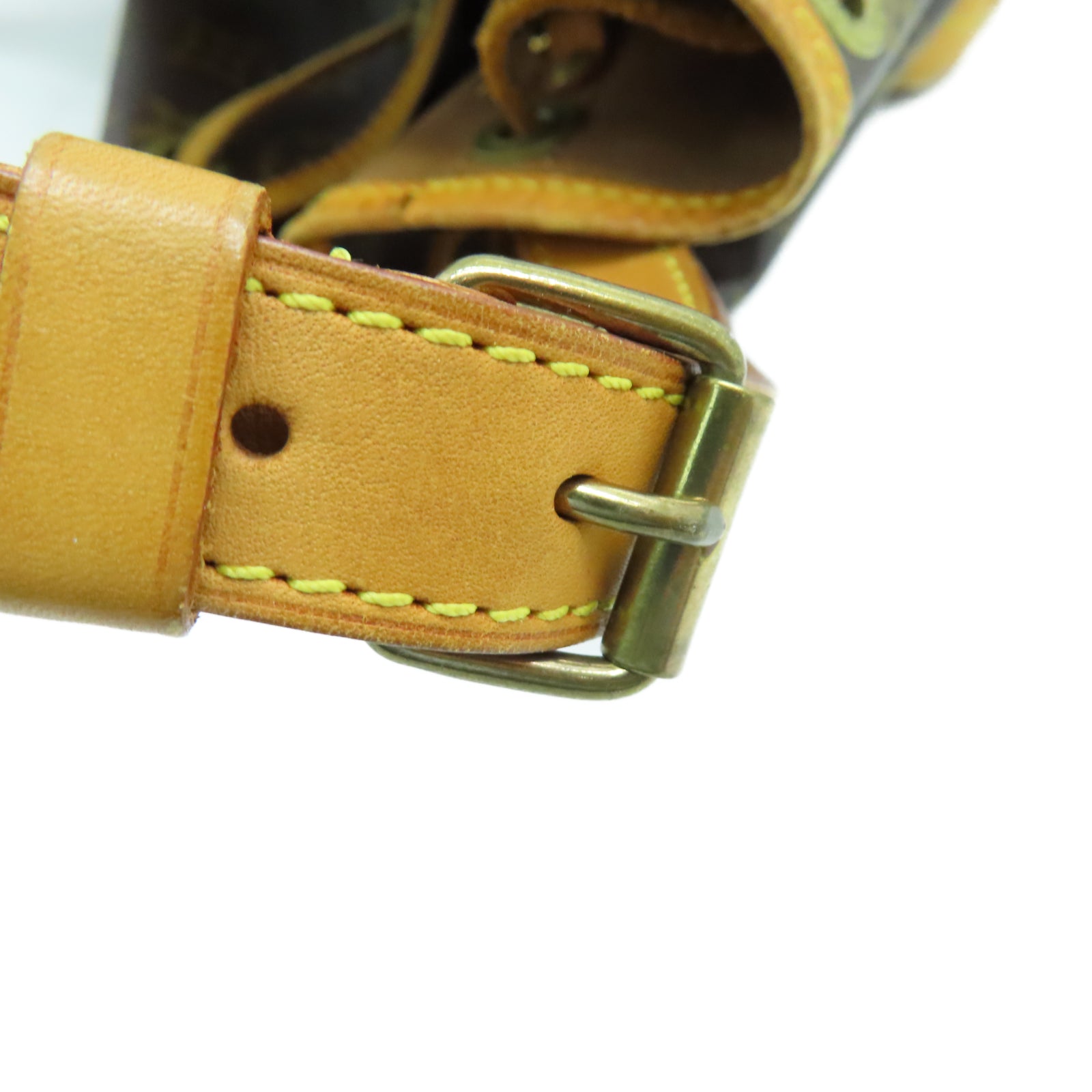 LOUIS VUITTON Monogram Noe金扣肩背袋棕色