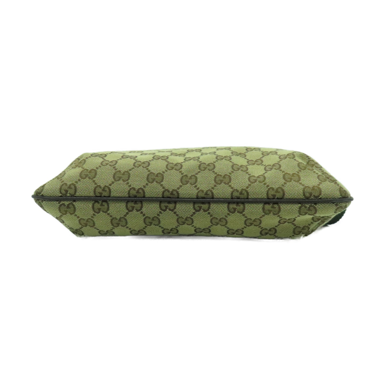 GUCCI 帆布Shoulder Bag銀扣肩背袋啡色