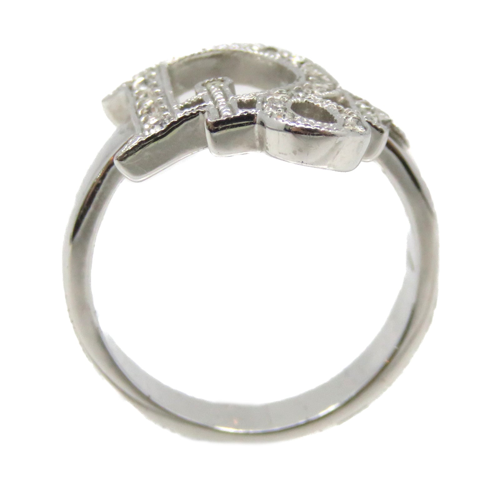 Dior Metal Ring Ring Silver US#7