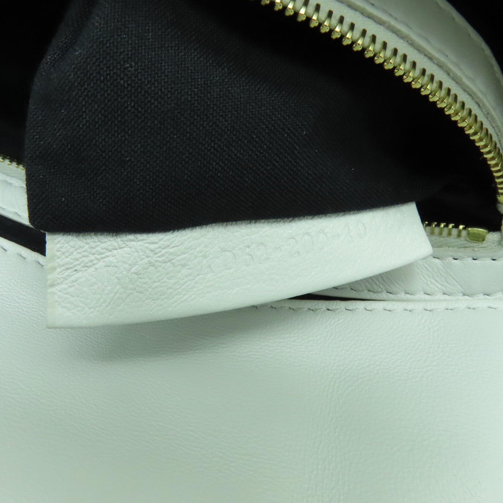 FENDI 皮革2 Way Shoulder金扣手挽肩背兩用袋白色/黑色