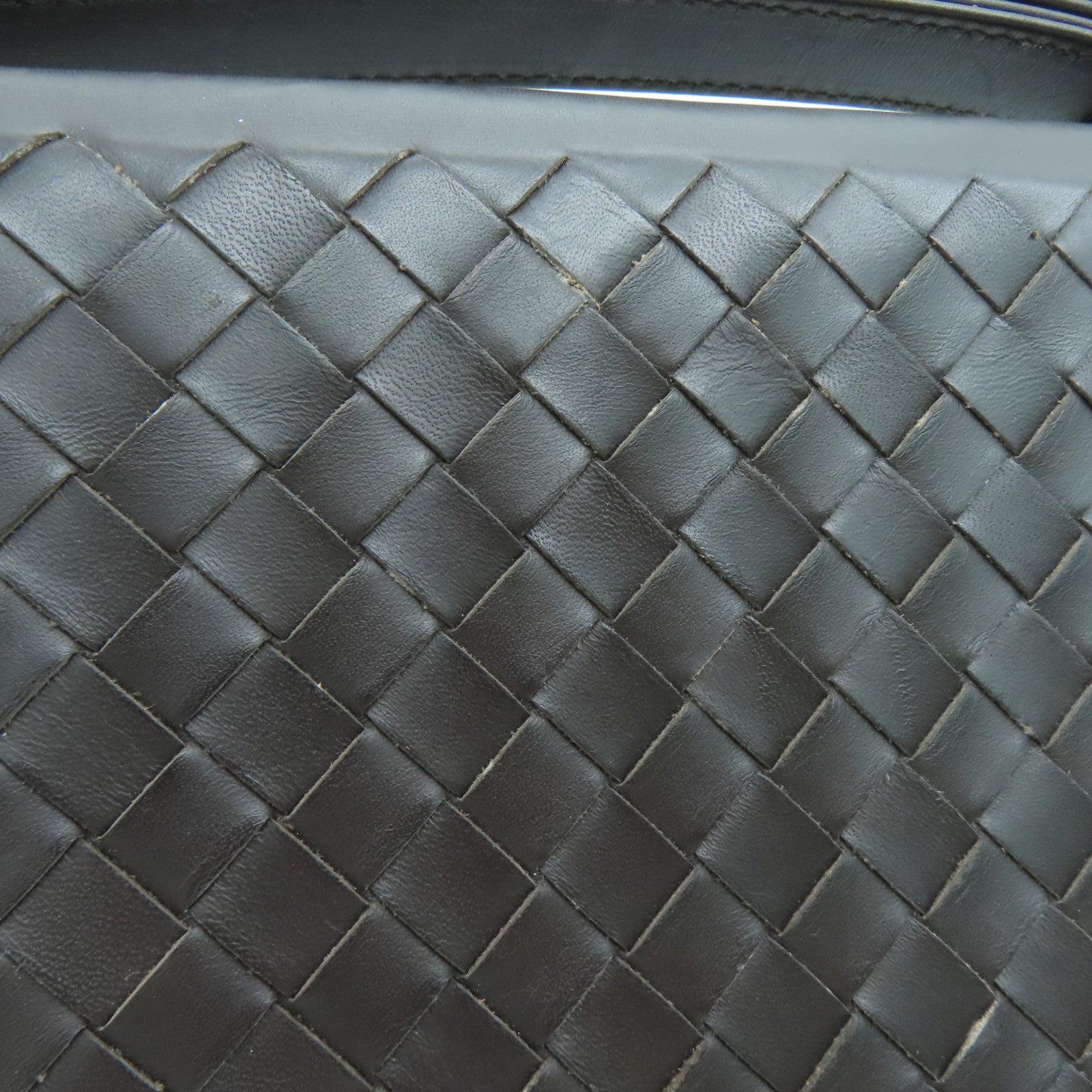 BOTTEGA VENETA 牛皮皮革Clutch手拿包啡色