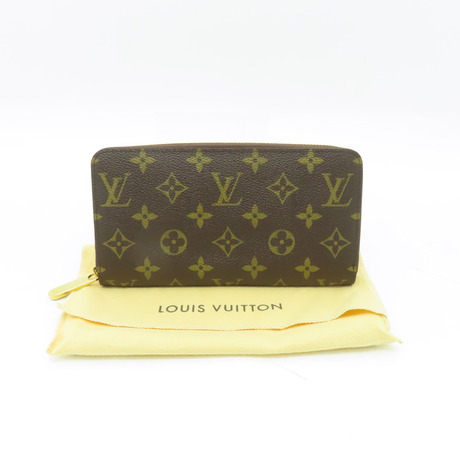 LOUIS VUITTON Monogram Zippy Long Wallet金扣長錢包啡色