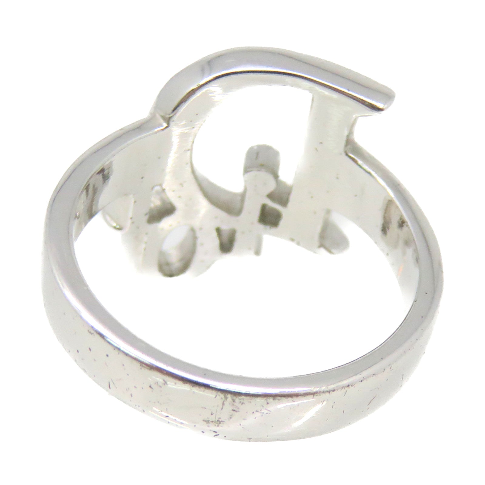 Dior Metal Ring Ring Silver US#7