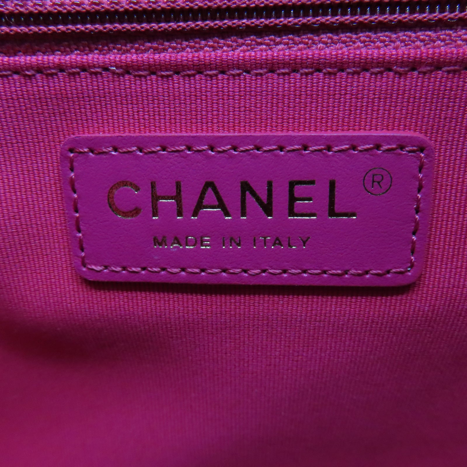 CHANEL 牛皮皮革2 Way Shoulder Handbag金扣链带肩背袋黑色