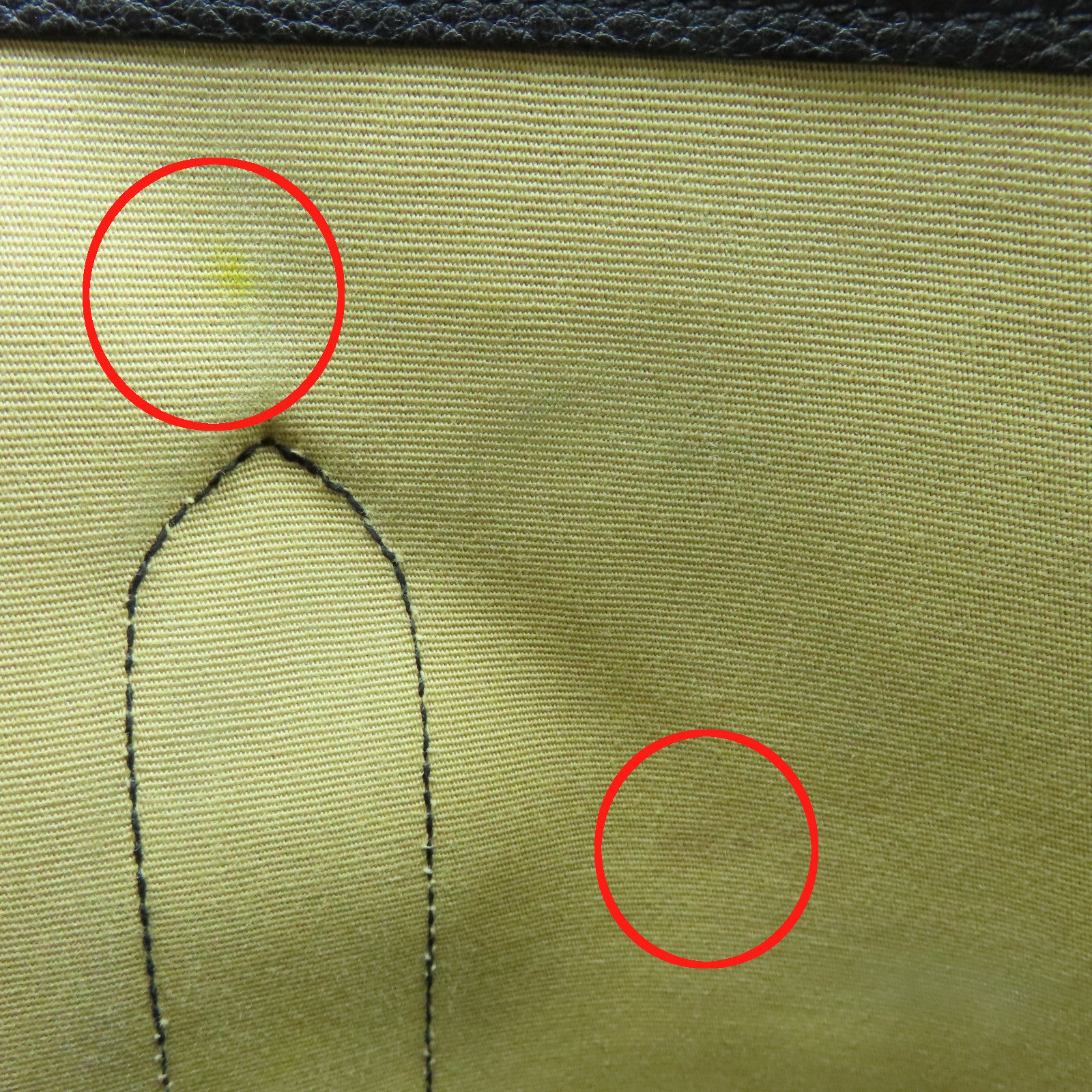 HERMES 帆布Garden Party PM銀扣手挽袋風衣卡其/黑色
