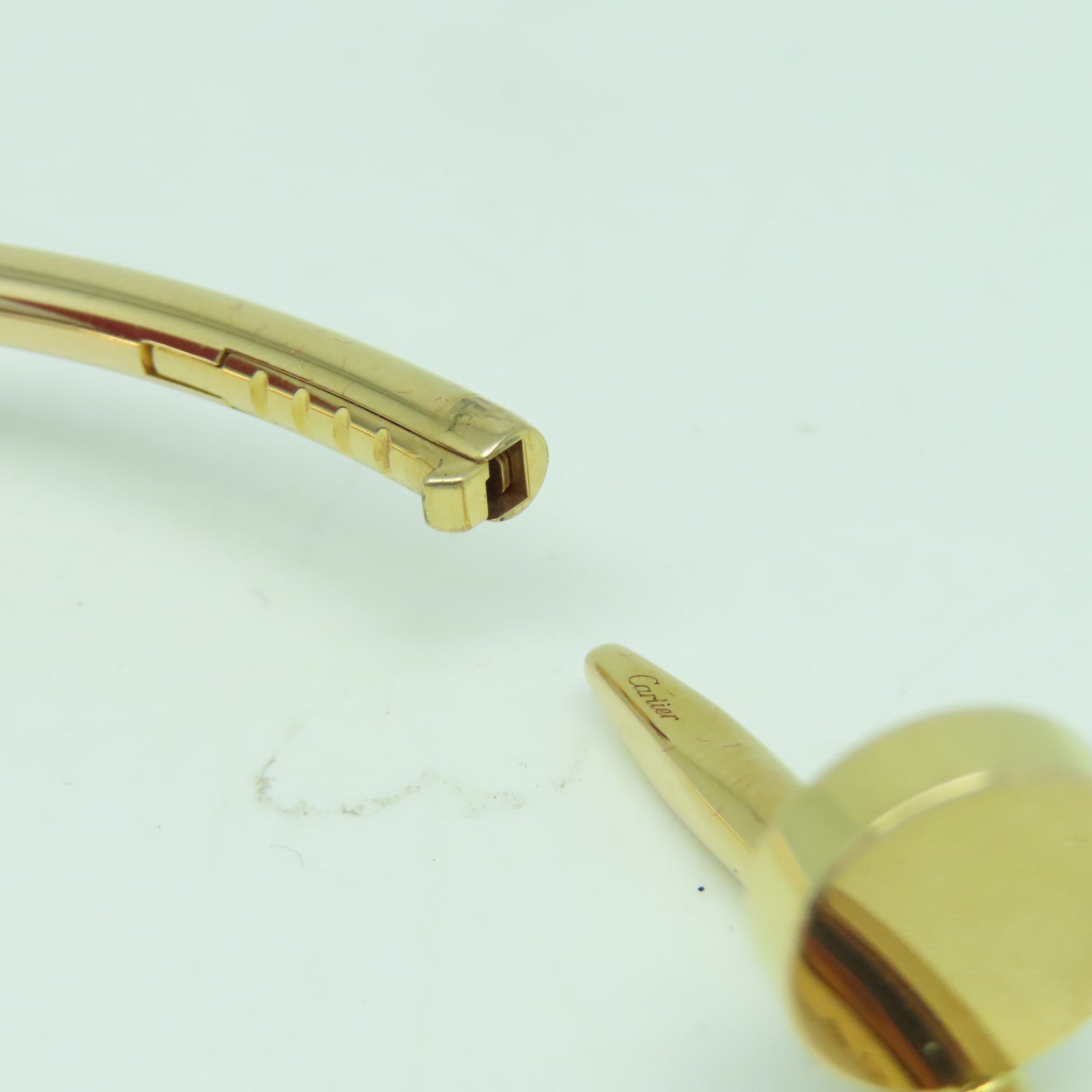 CARTIER 18K玫瑰金Juste Un Clou手鐲Cartier#18/#17cm