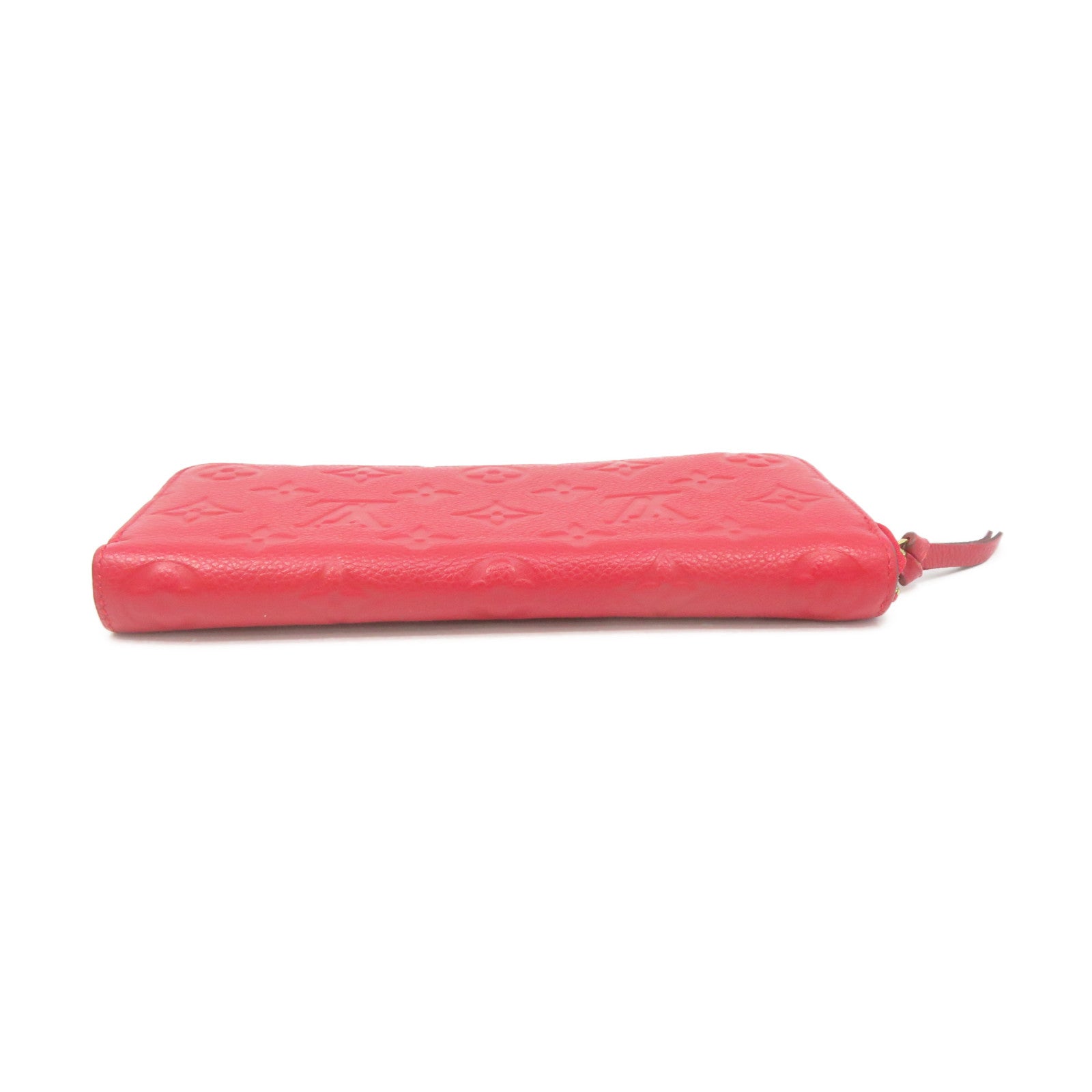 LOUIS VUITTON Mono-Empreinte Zipper Long Wallet zipper long wallet red