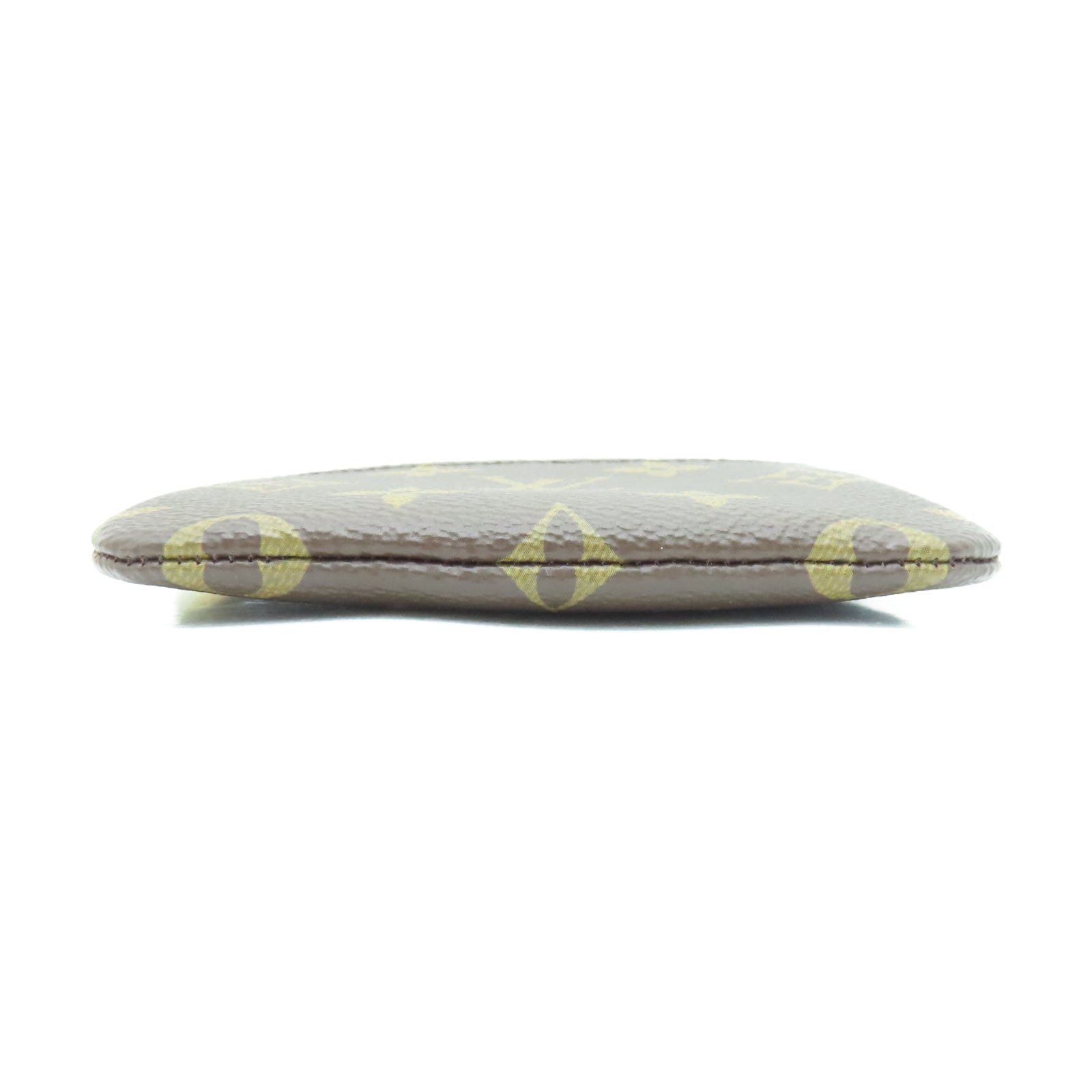 LOUIS VUITTON Monogram Key Case金扣零钱包棕色