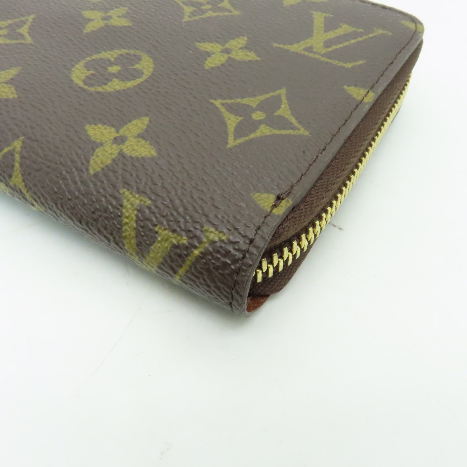 LOUIS VUITTON Monogram Zippy Long Wallet金扣長錢包啡色