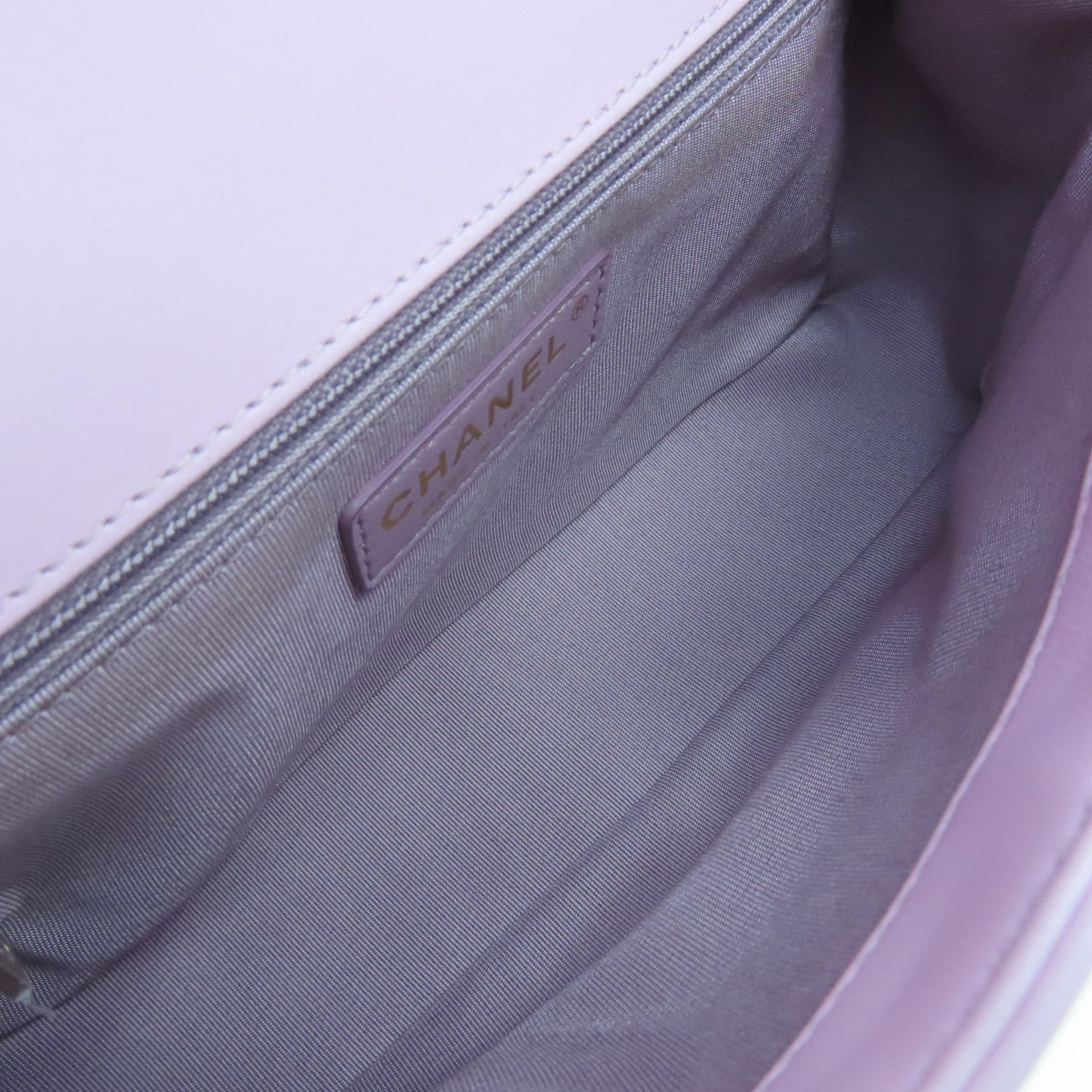 CHANEL 菱格羊皮皮革Chain Shoulder Bag金扣鏈帶肩背袋粉紅色
