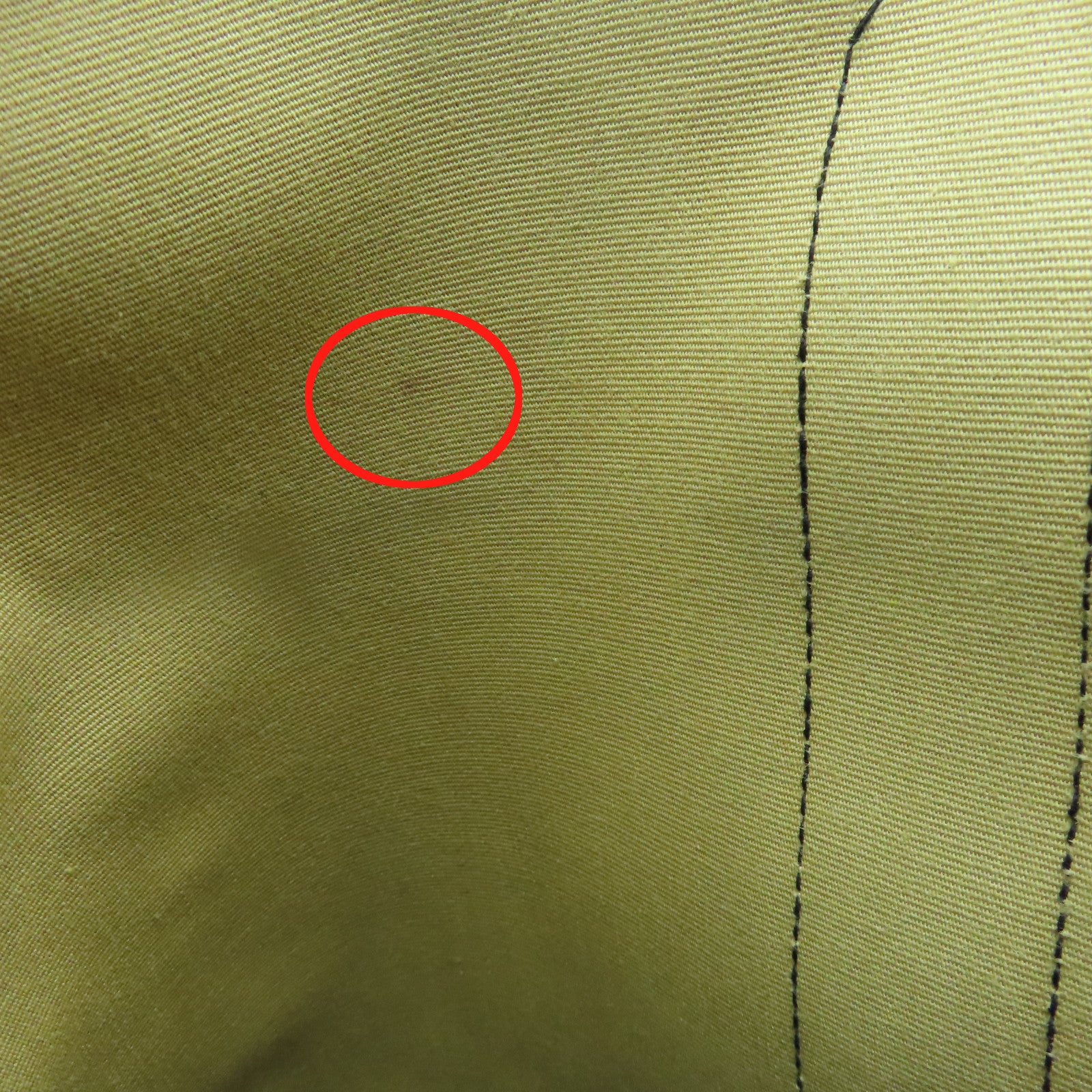 HERMES 帆布Garden Party PM銀扣手挽袋風衣卡其/黑色