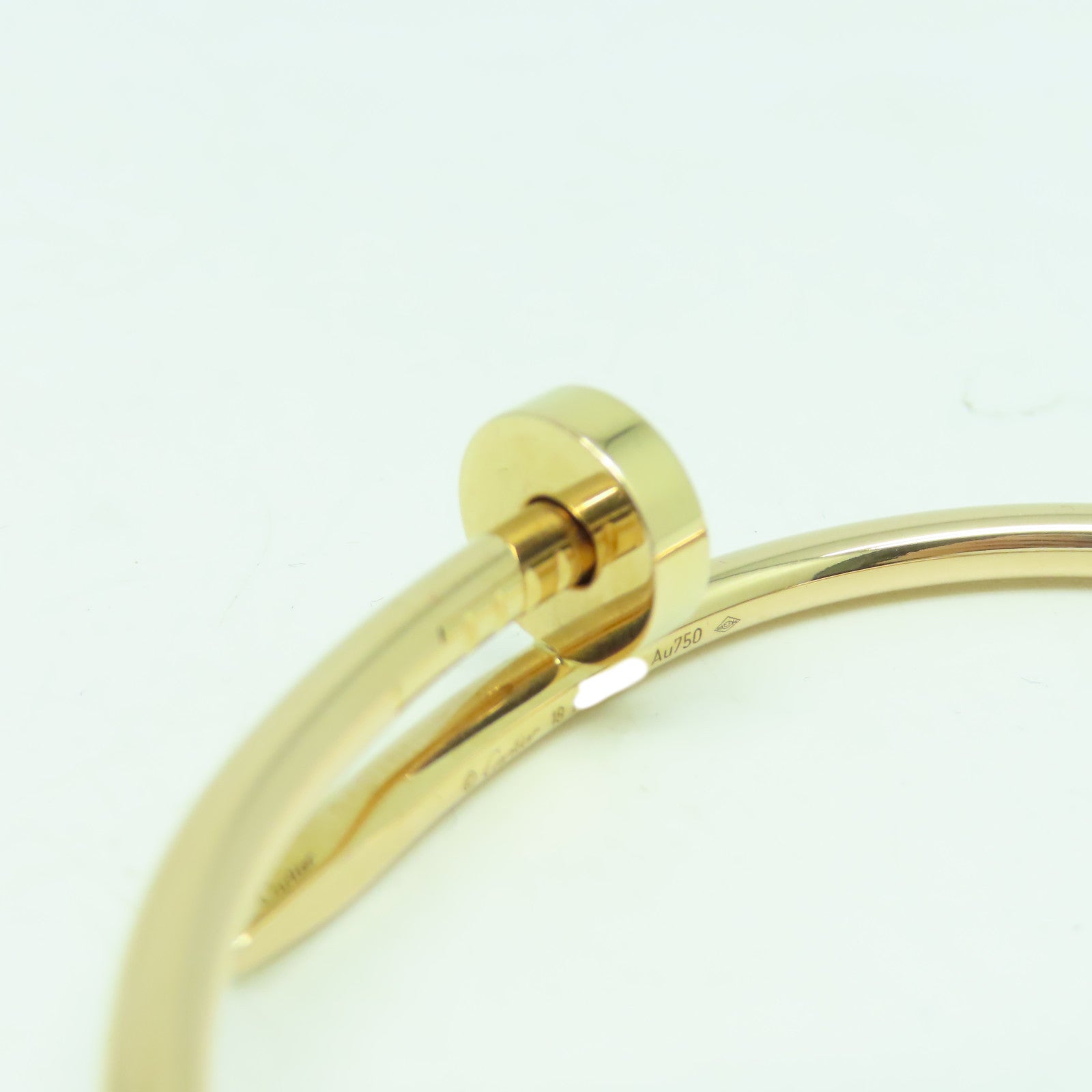 CARTIER 18K玫瑰金Juste Un Clou手鐲Cartier#18/#17cm