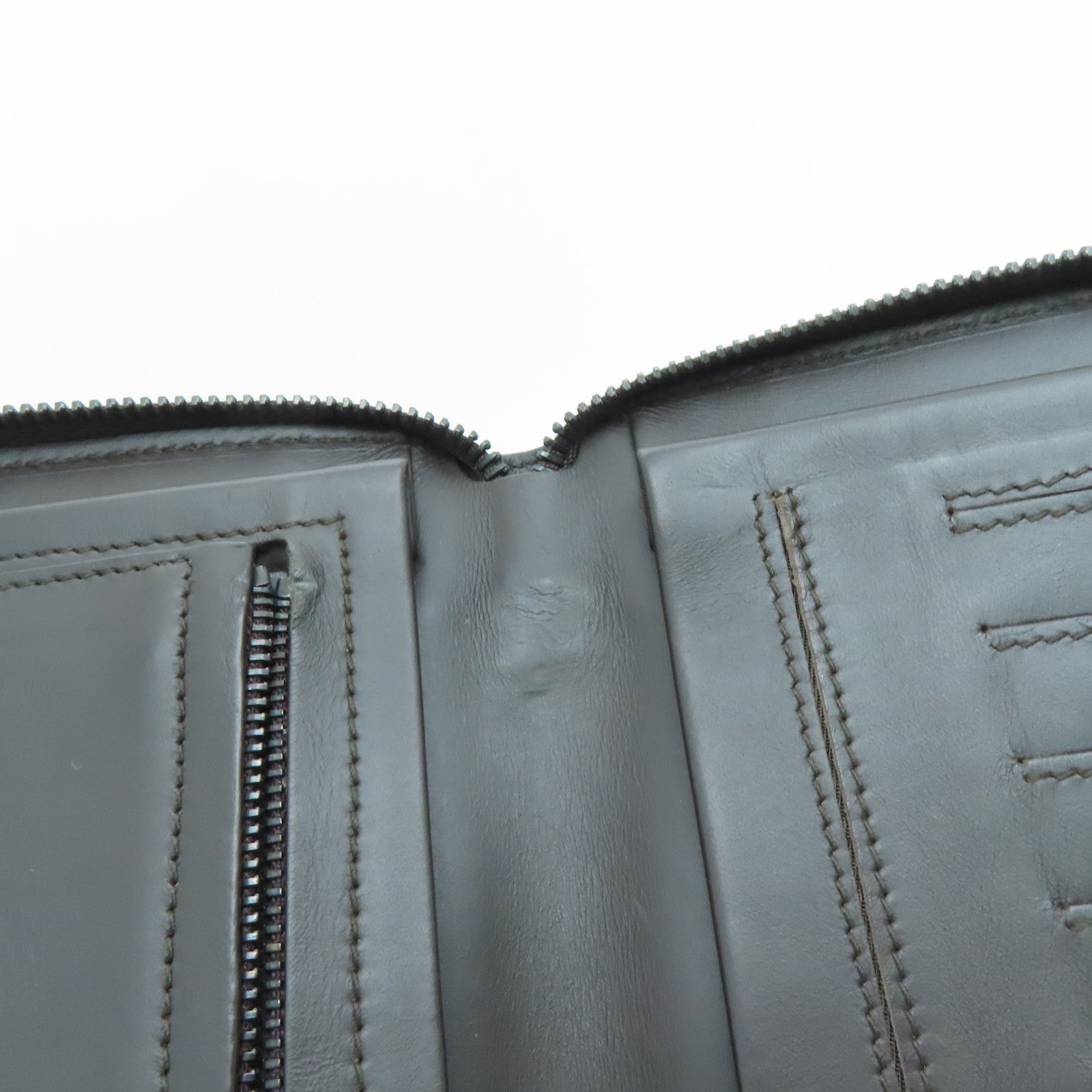 BOTTEGA VENETA 牛皮皮革Clutch手拿包啡色