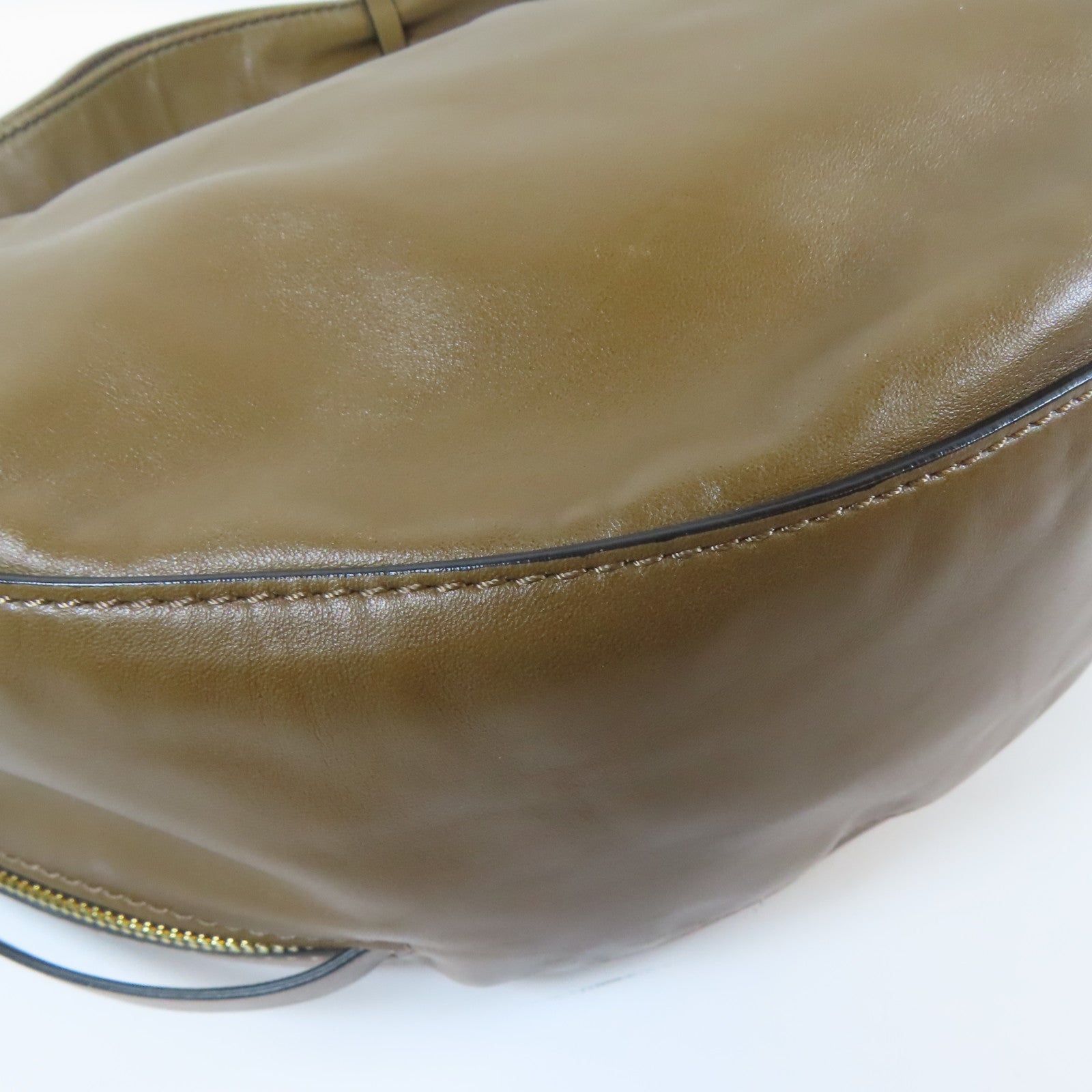 MARNI 羊皮皮革Marni Shoulder Bag金扣肩背袋啡色