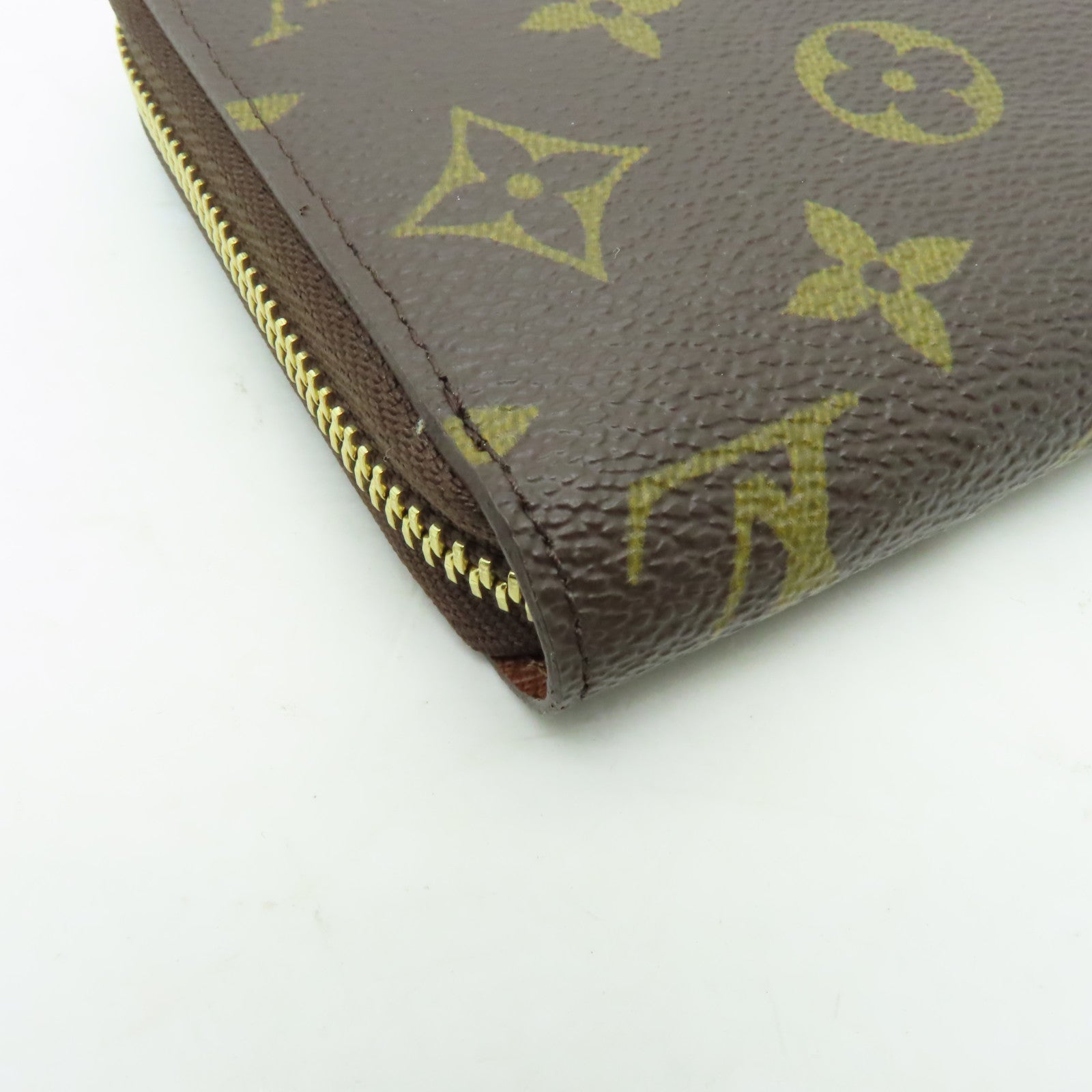 LOUIS VUITTON Monogram Zippy Long Wallet金扣長錢包啡色