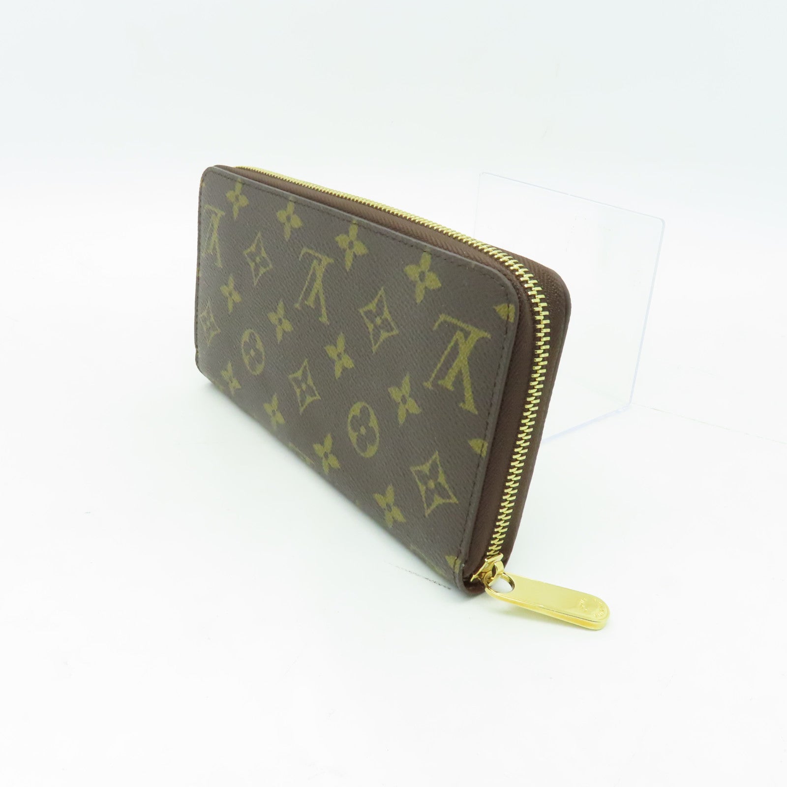 LOUIS VUITTON Monogram Zippy Long Wallet金扣長錢包啡色