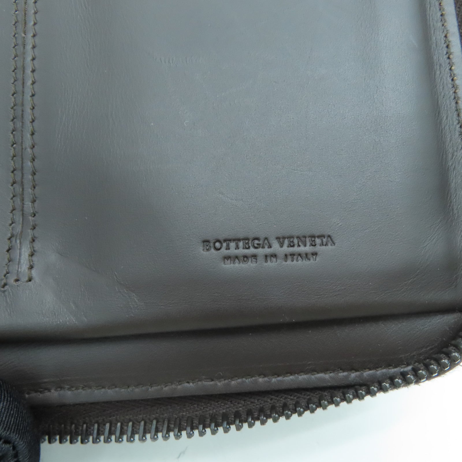BOTTEGA VENETA 牛皮皮革Clutch手拿包啡色