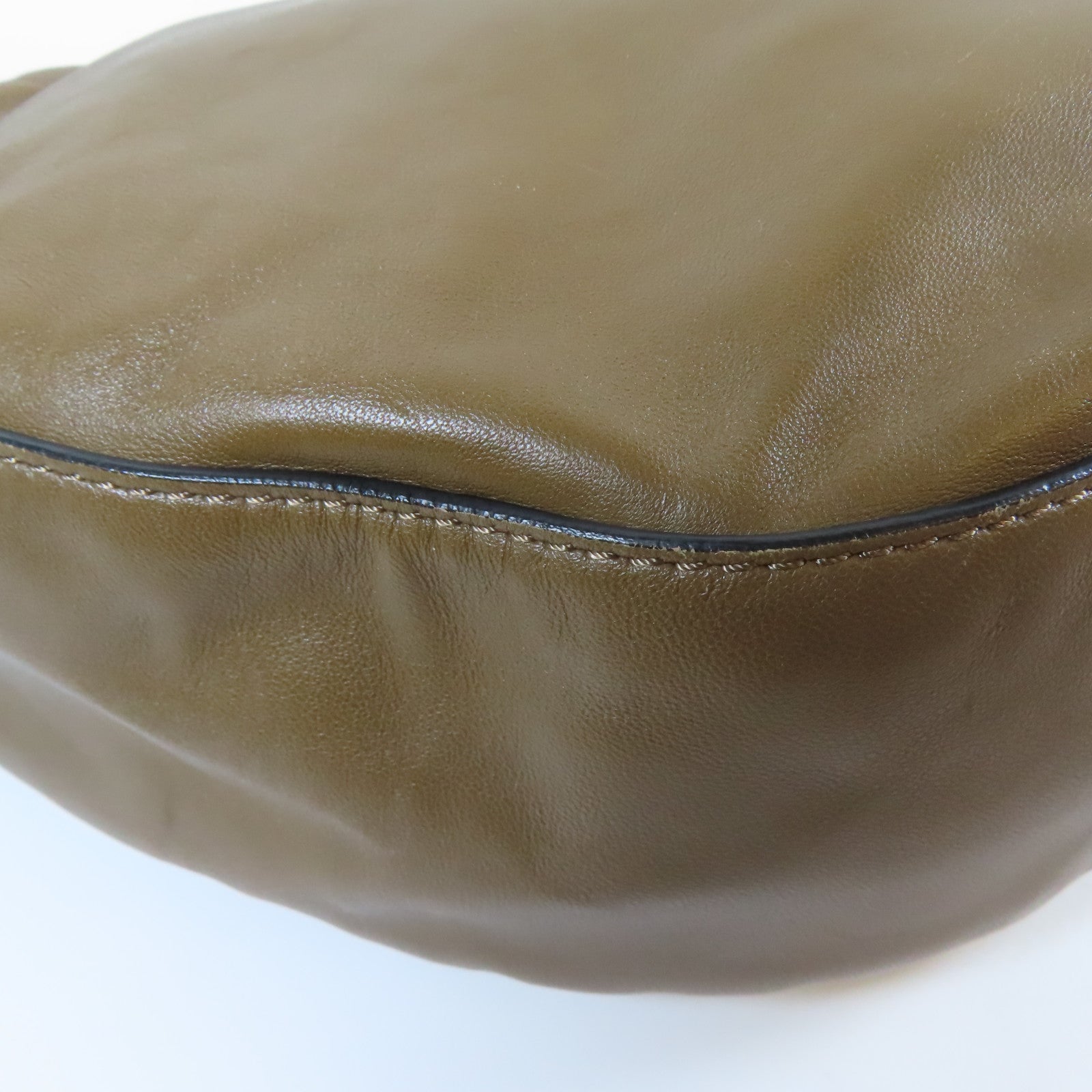MARNI 羊皮皮革Marni Shoulder Bag金扣肩背袋啡色