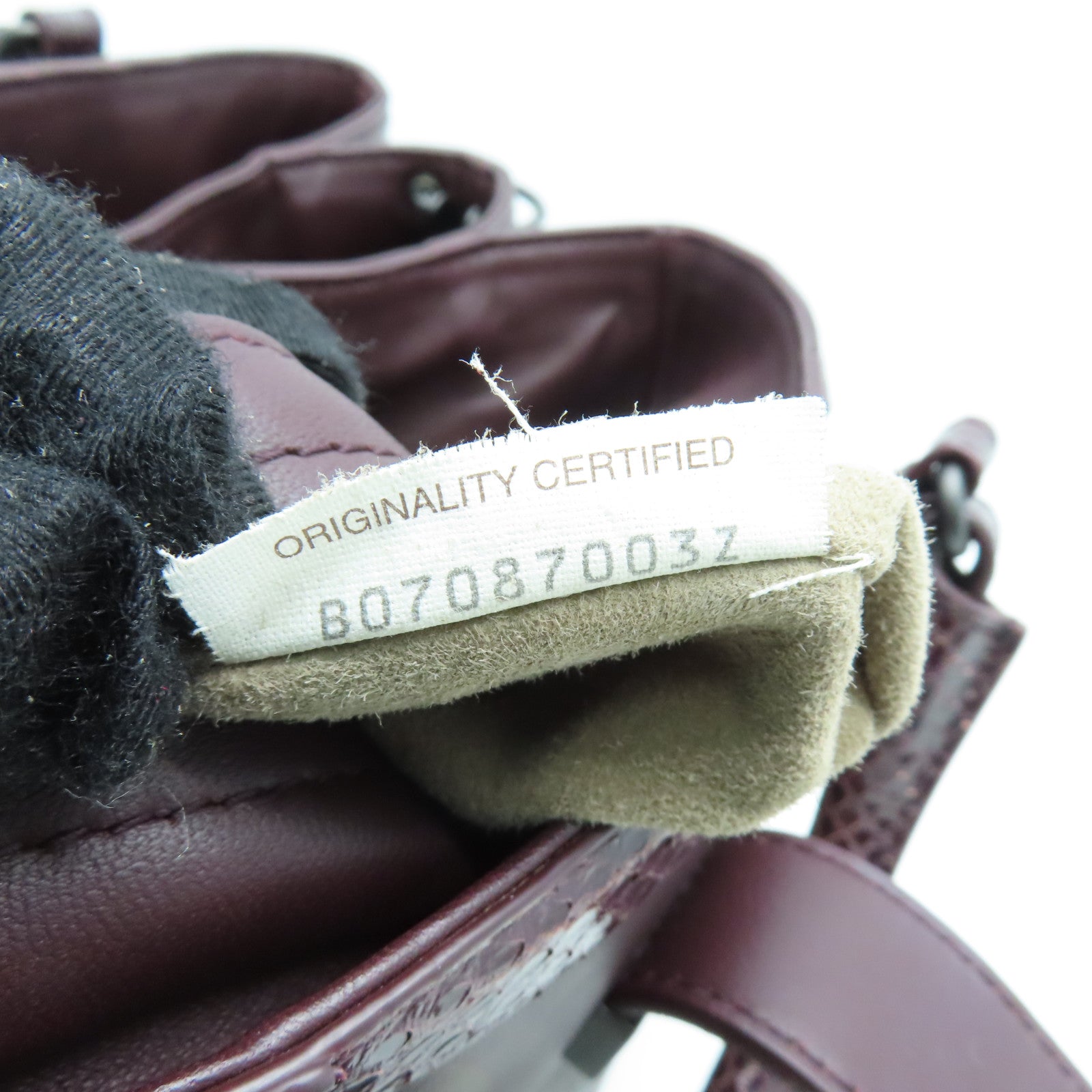 BOTTEGA VENETA 蛇皮皮革/织纹皮革Handbag手挽袋酒红色