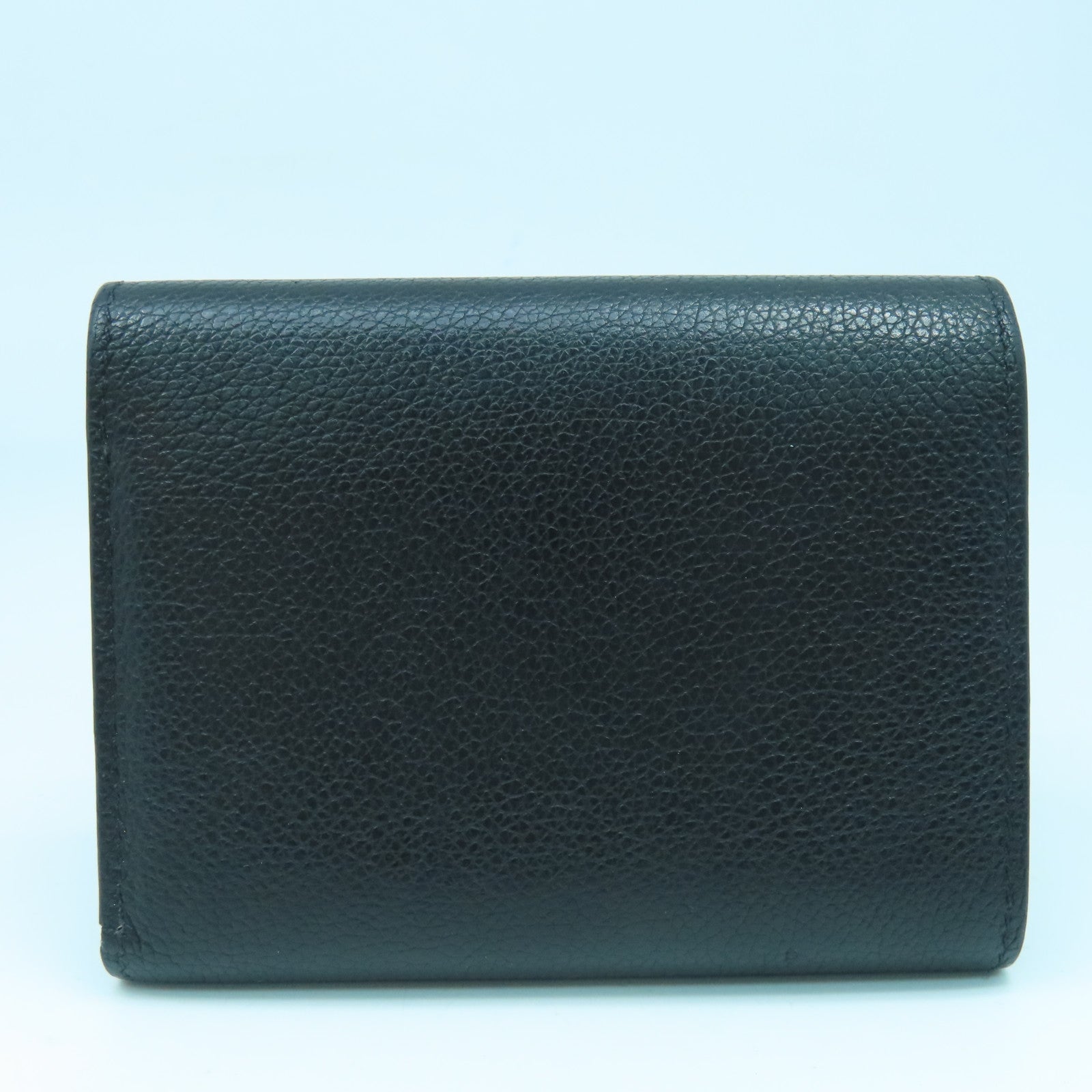 LOUIS VUITTON 【激減優惠】牛皮皮革Mylockme Compact Wallet銀扣錢包黑色