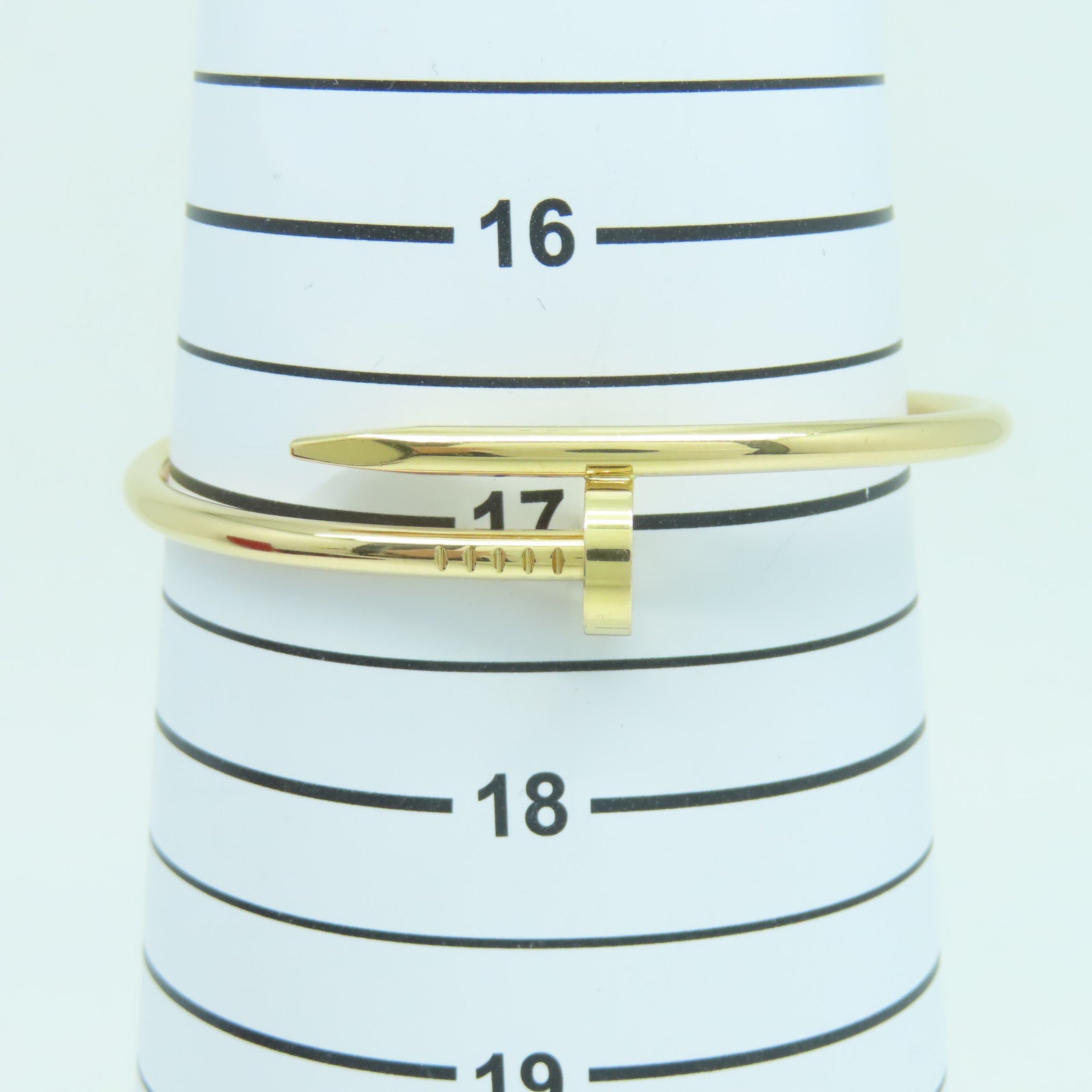 CARTIER 18K玫瑰金Juste Un Clou手鐲Cartier#18/#17cm