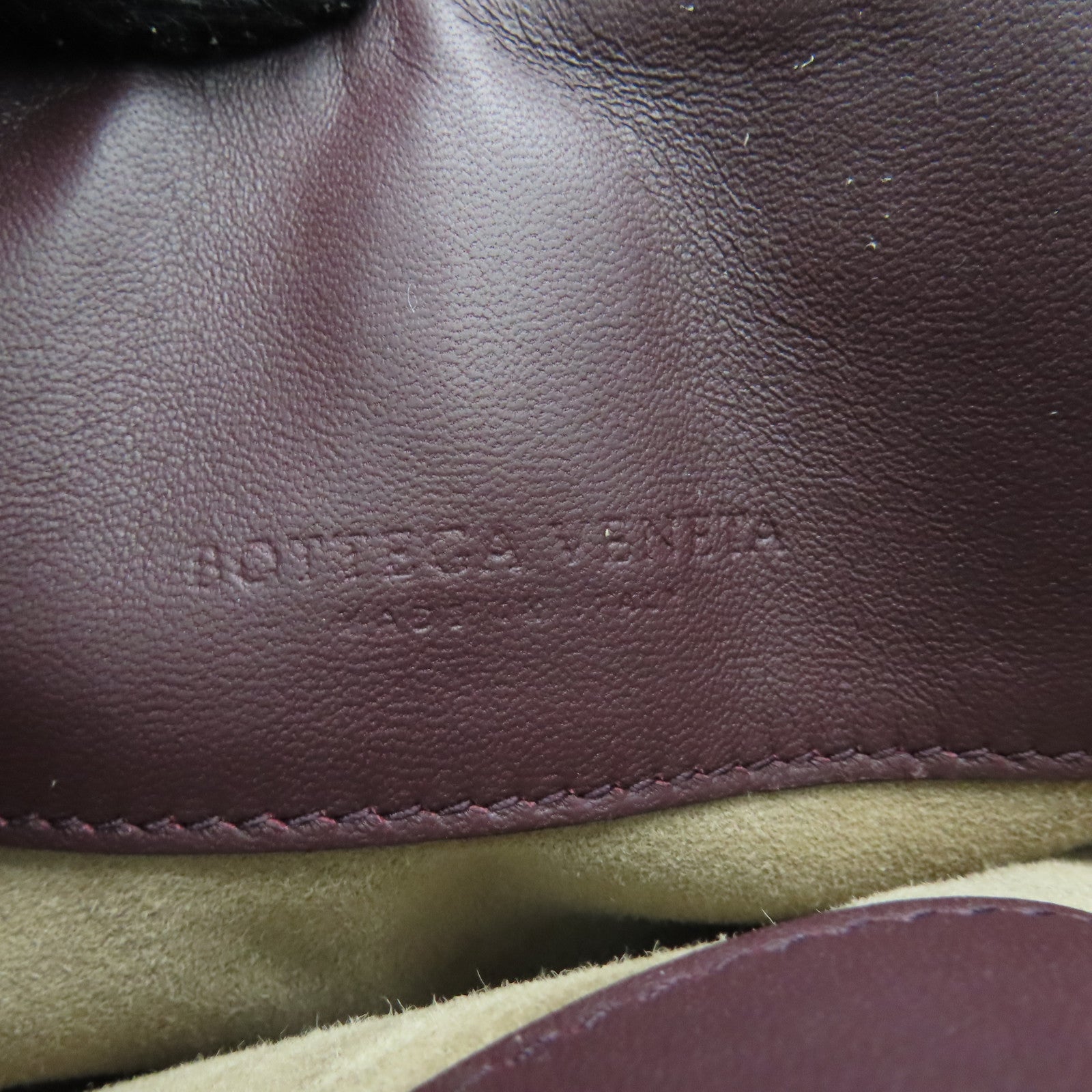 BOTTEGA VENETA 蛇皮皮革/织纹皮革Handbag手挽袋酒红色