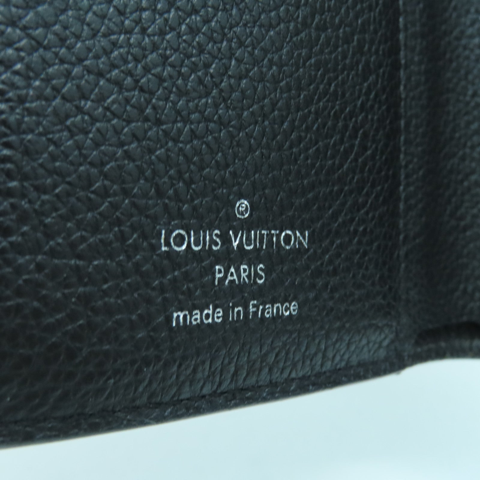 LOUIS VUITTON 【激減優惠】牛皮皮革Mylockme Compact Wallet銀扣錢包黑色