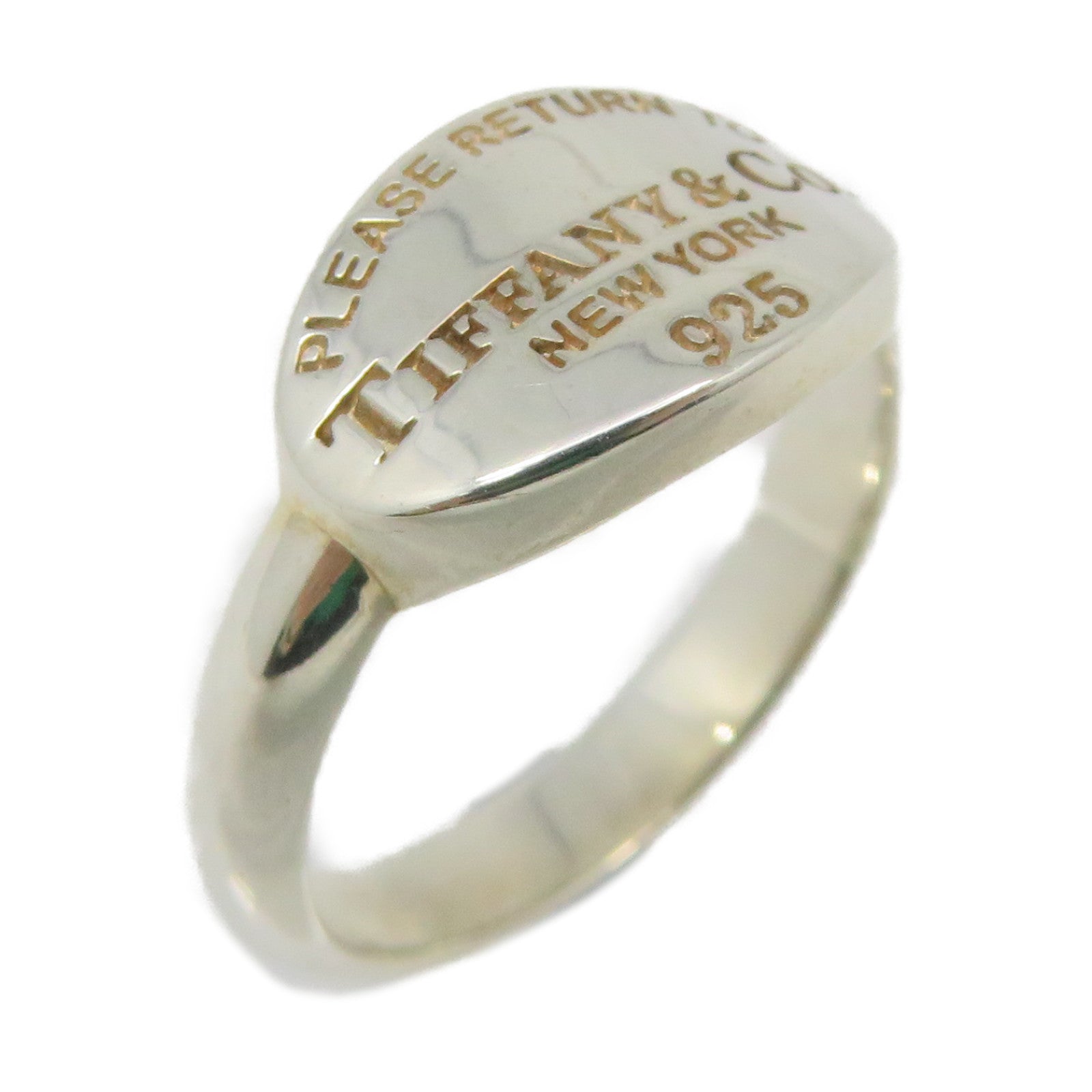 TIFFANY＆CO 925純銀Silver Ring戒指US#7