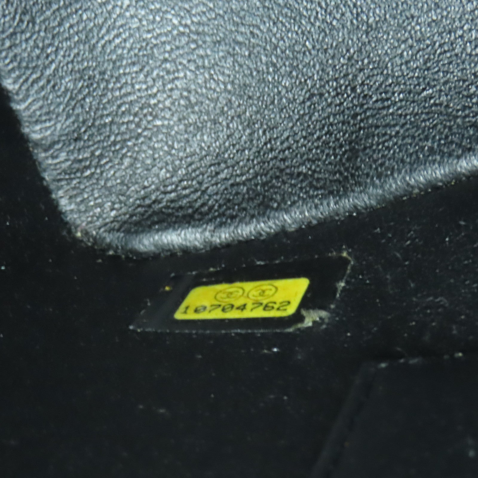 CHANEL 菱格Caviar皮革Handbag銀扣手挽袋黑色