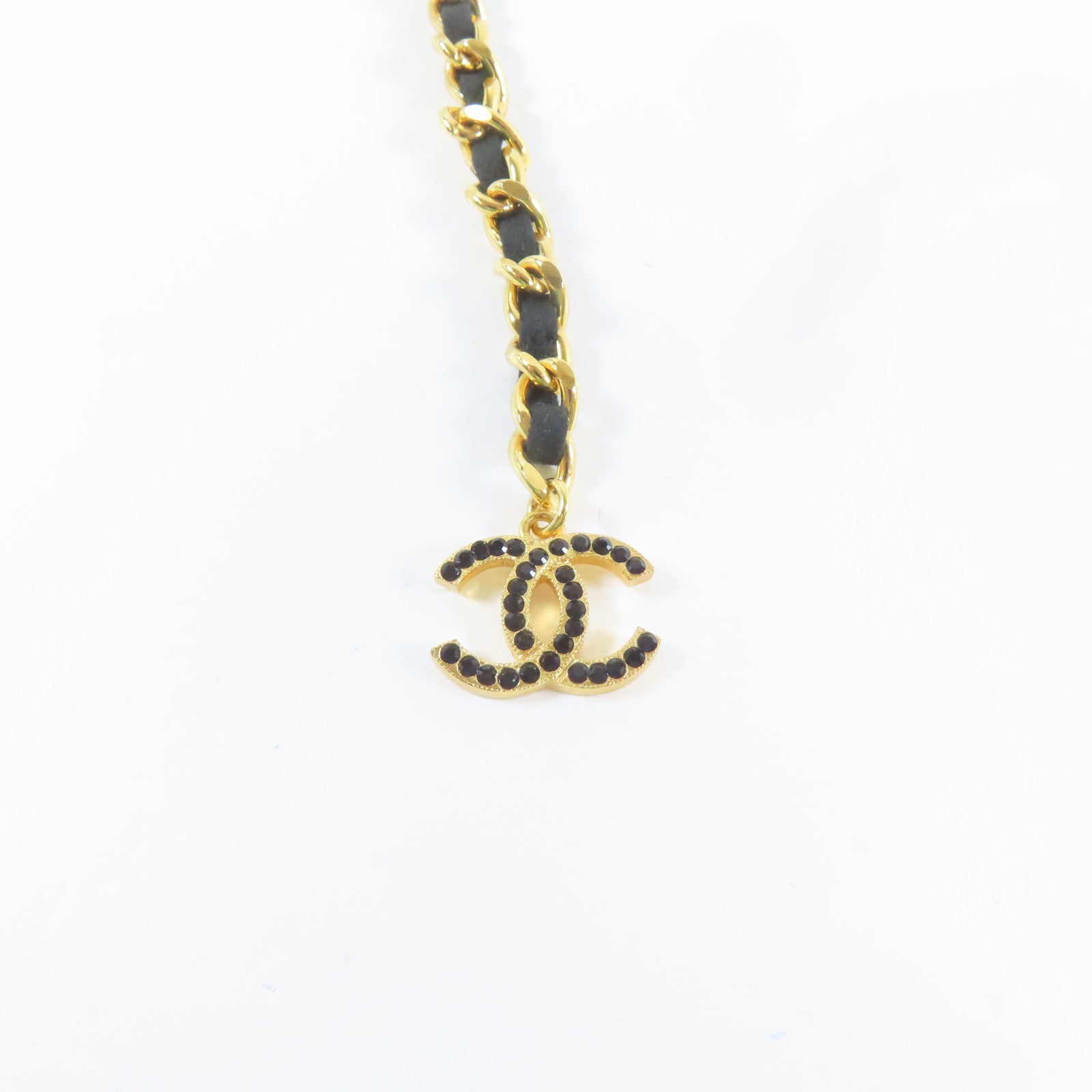 CHANEL 金屬Chain Belt腰帶金色/黑色