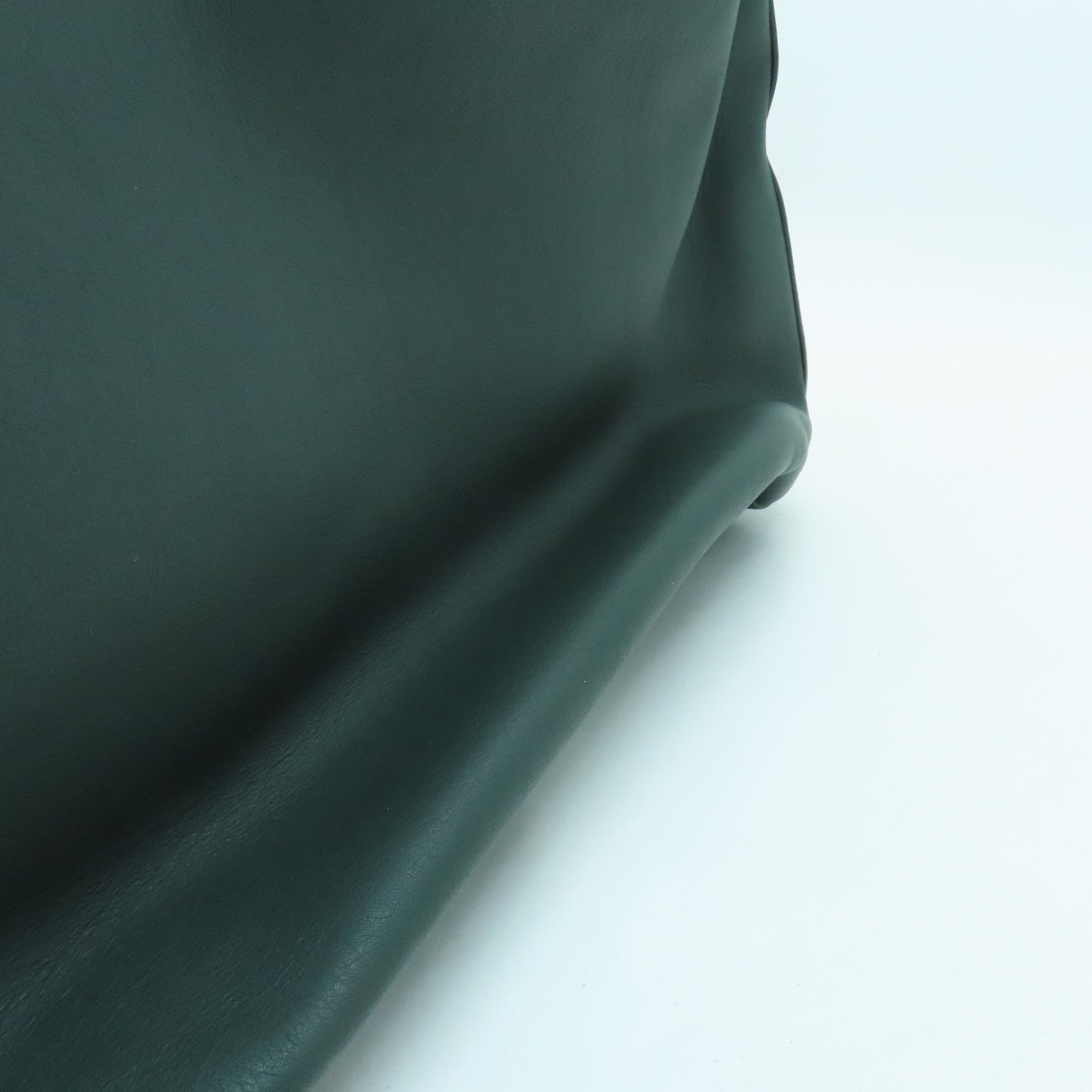 PRADA 牛皮皮革Shoulder Bag銀扣肩背袋綠色