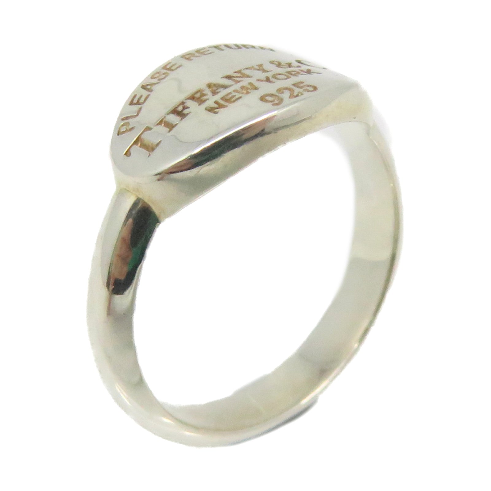 TIFFANY＆CO 925純銀Silver Ring戒指US#7