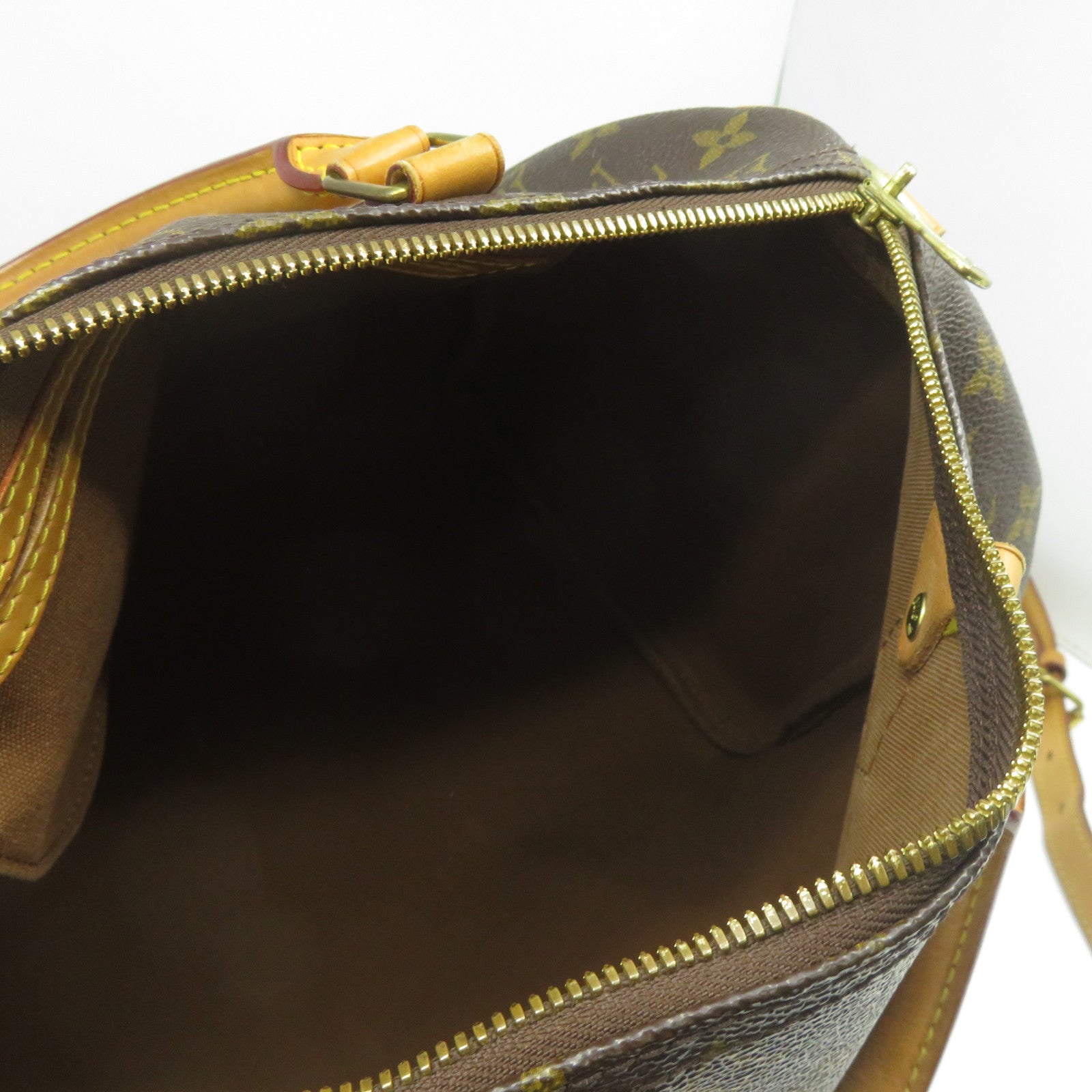 LOUIS VUITTON Monogram Speedy Bandouliere 30金扣手挽肩背兩用袋啡色